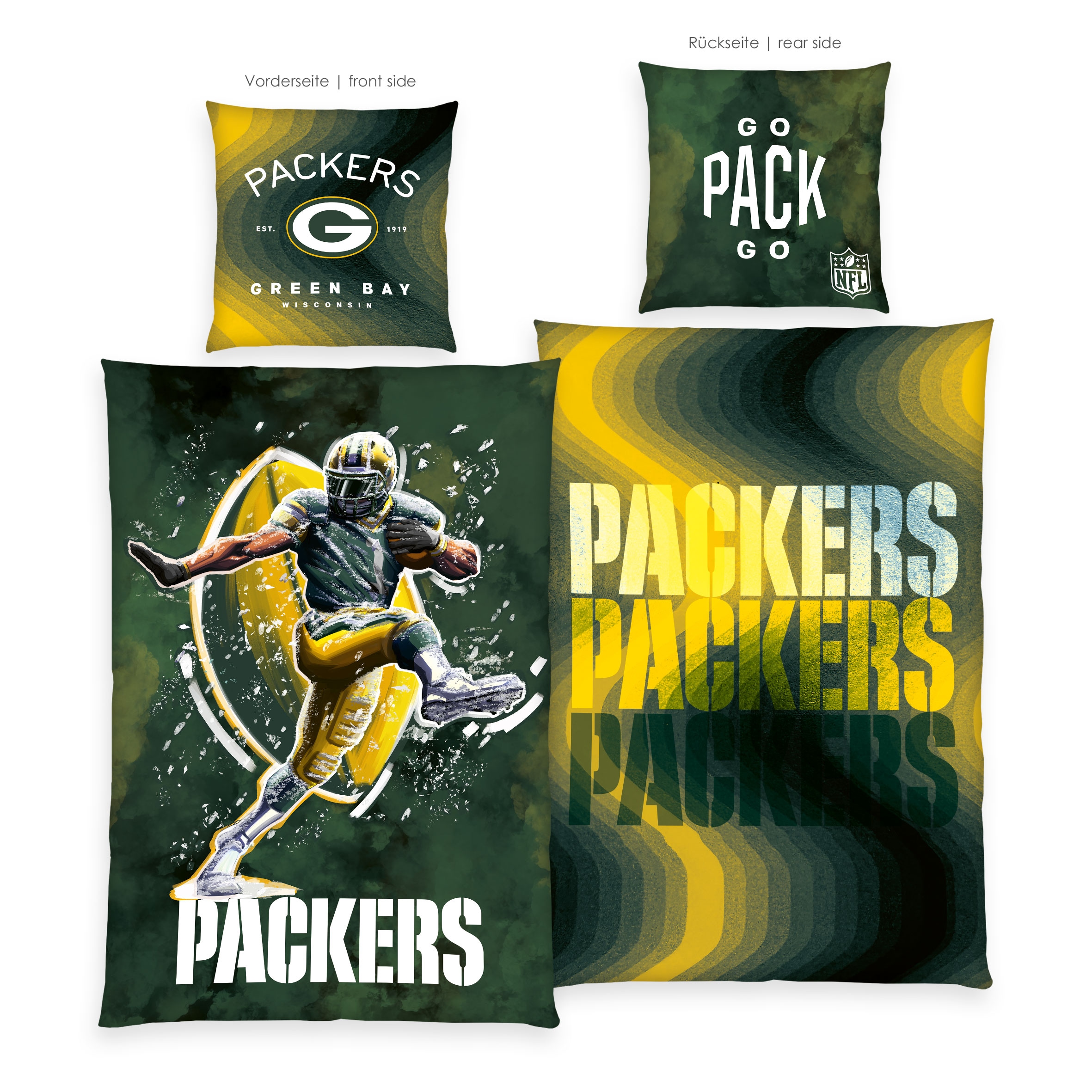 NFL Bettwäsche »NFL Packers«, Wendemotiv