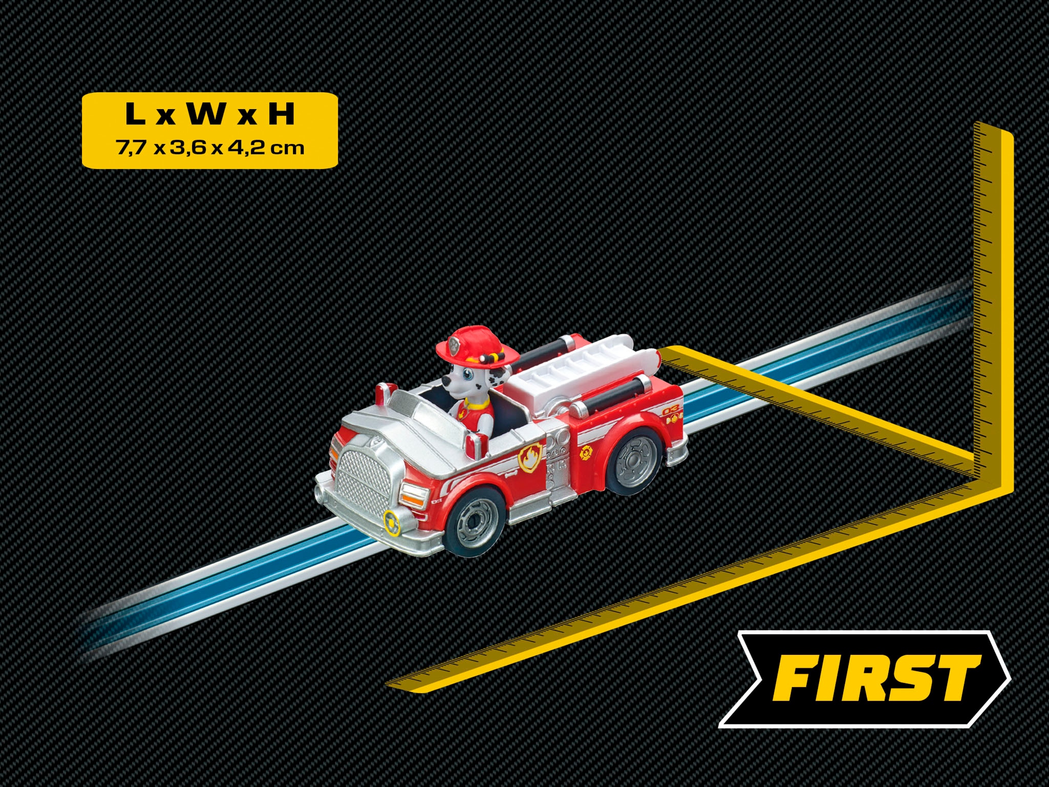 Carrera® Autorennbahn »Carrera First, Paw Patrol - Race N Rescue«