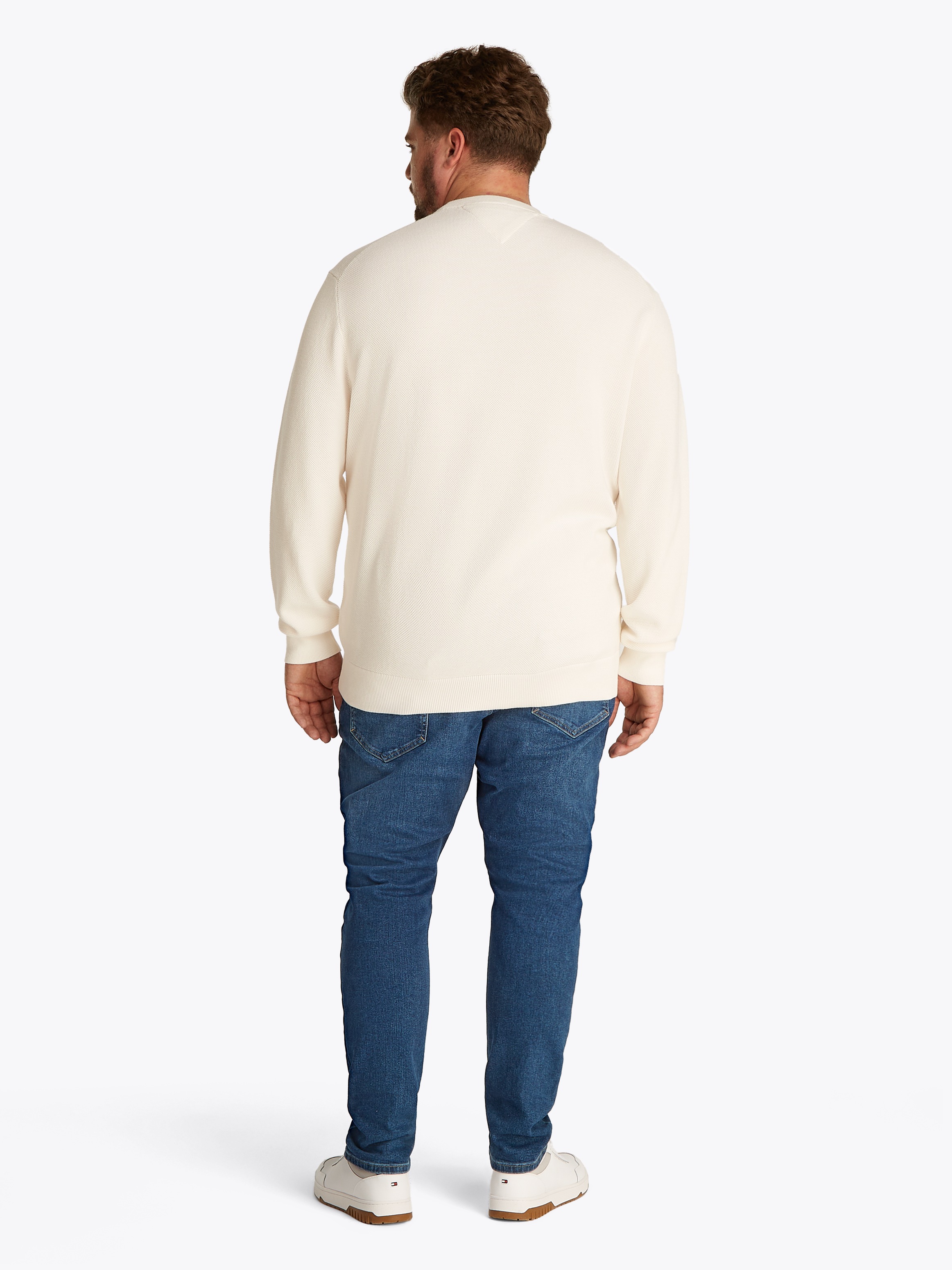 Tommy Hilfiger Big & Tall Rundhalspullover »BT-ESSENTIAL STRUCTURE CREW NECK«, Große Größen