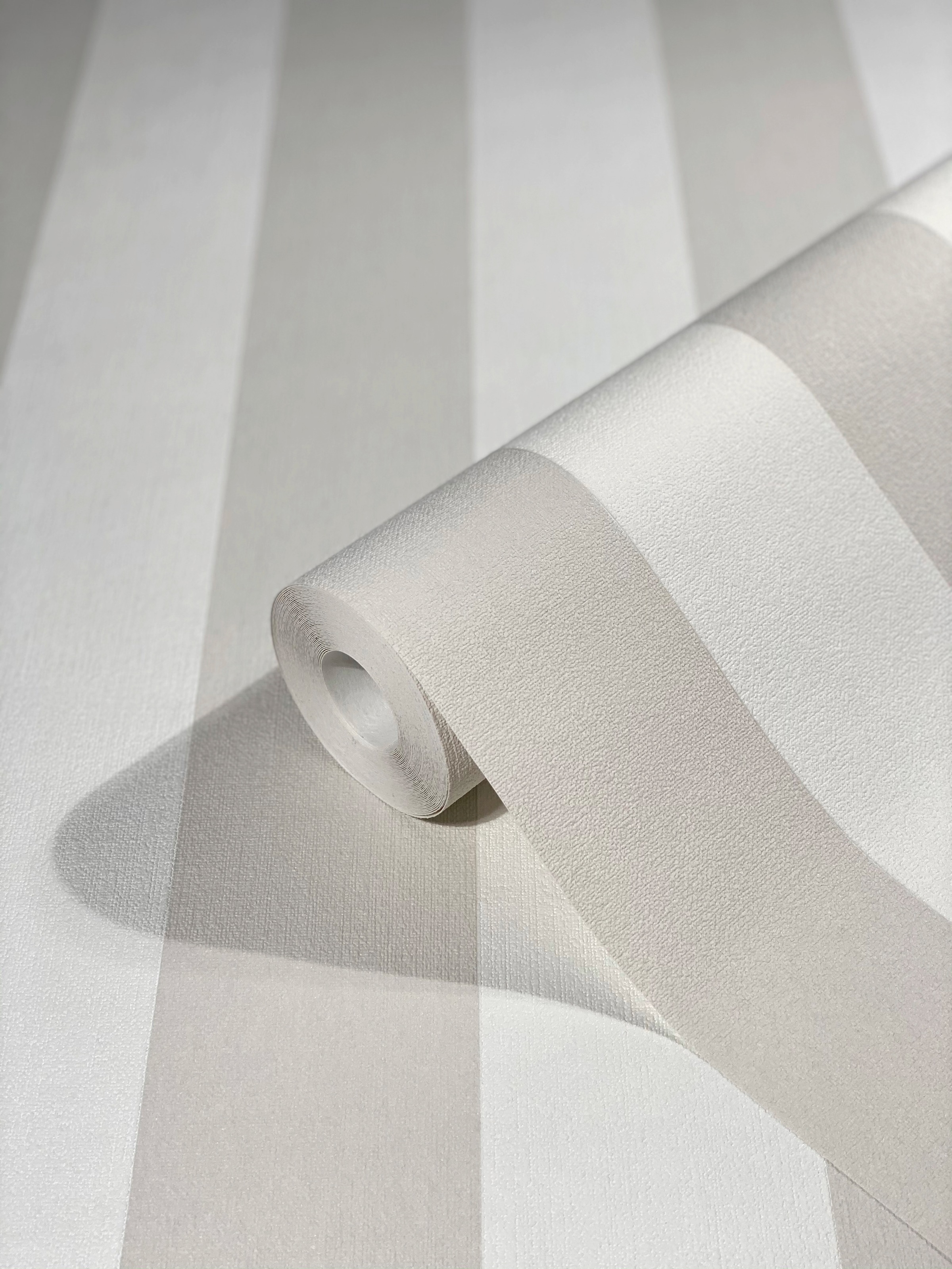 Novamur Vliestapete gestreift moderne Tapete für Wohnzimmer Schlafzimmer Küche