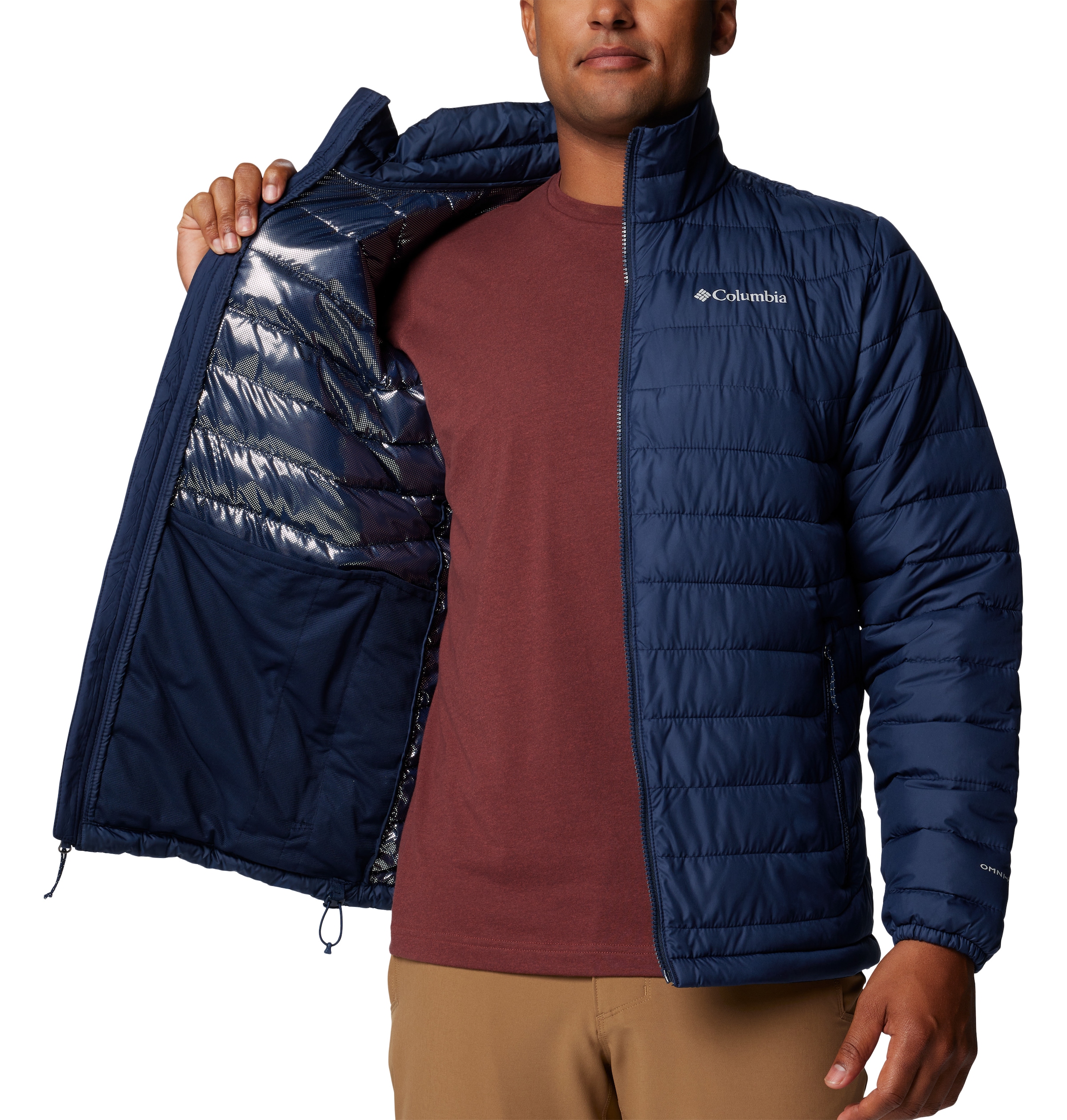Columbia Steppjacke »POWDER LITE II JACKET«, (1 St.), mit Kapuze