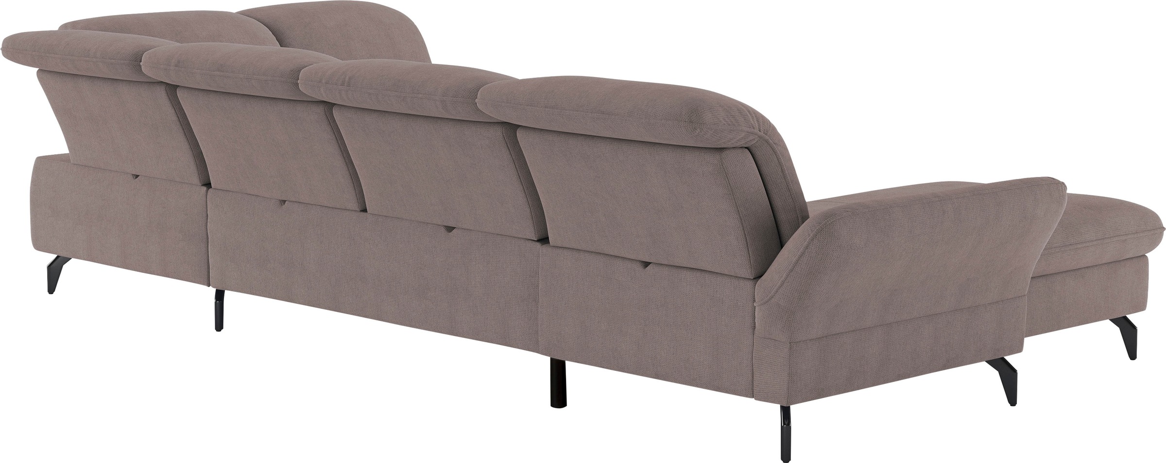 sit&more Wohnlandschaft »Leandro U-Form«, Wahlweise mit Bett-, Kopfteil - und Armlehnfunktion, sowie Bettkasten