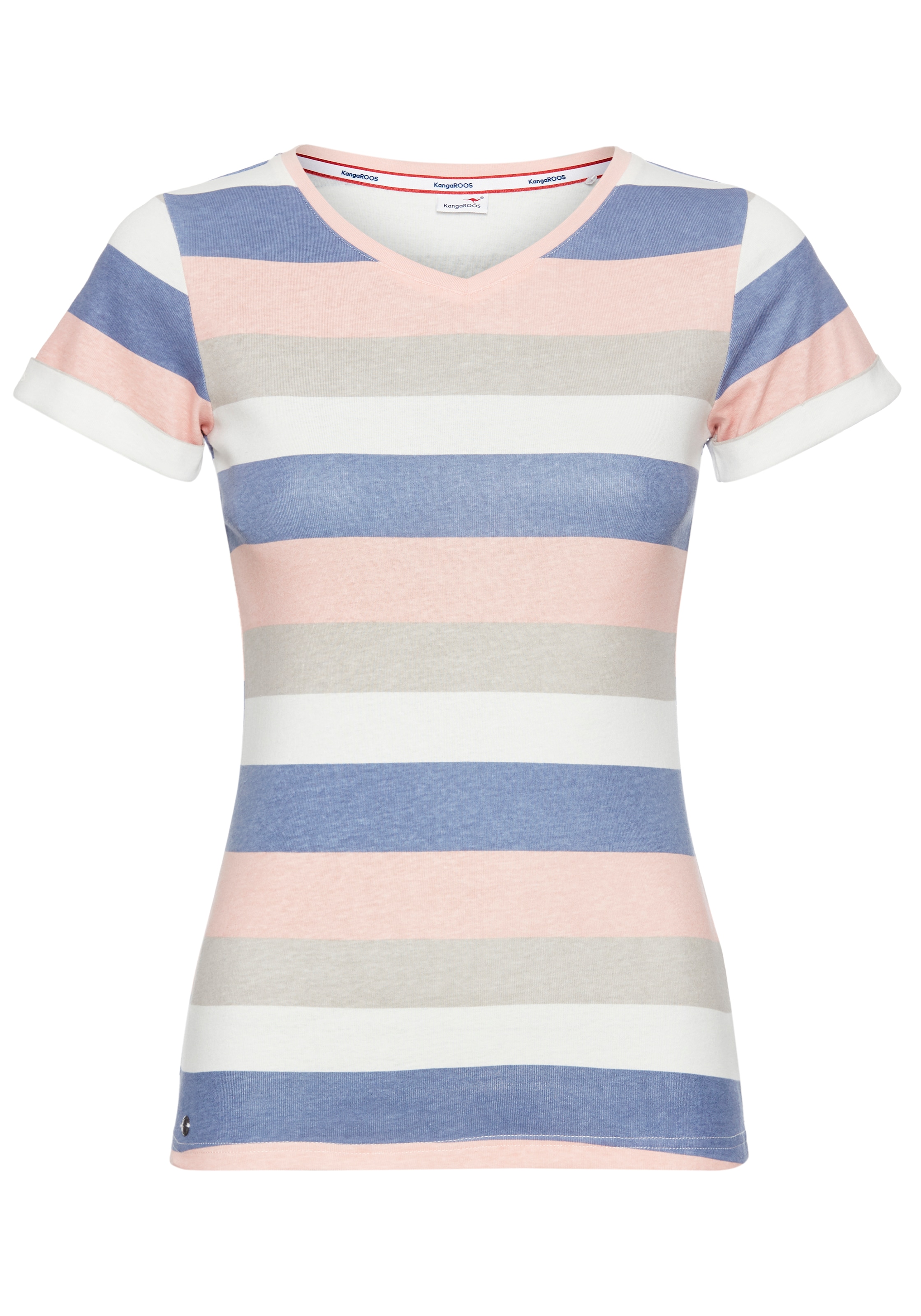 KangaROOS T-Shirt mit Streifen-Design