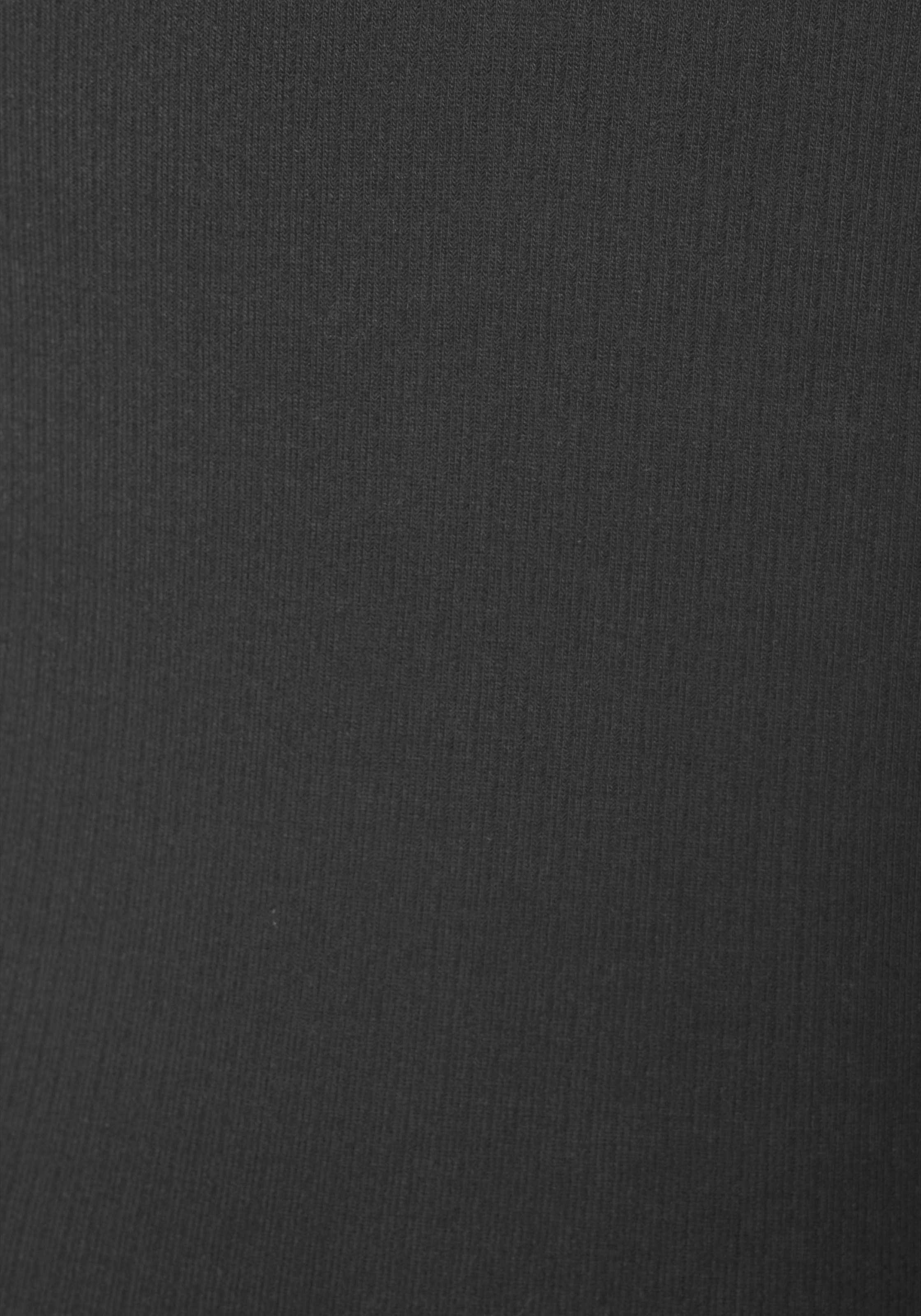 s.Oliver Pyjamaoberteil aus geripptem Stoff mit Zier-Knopfleiste