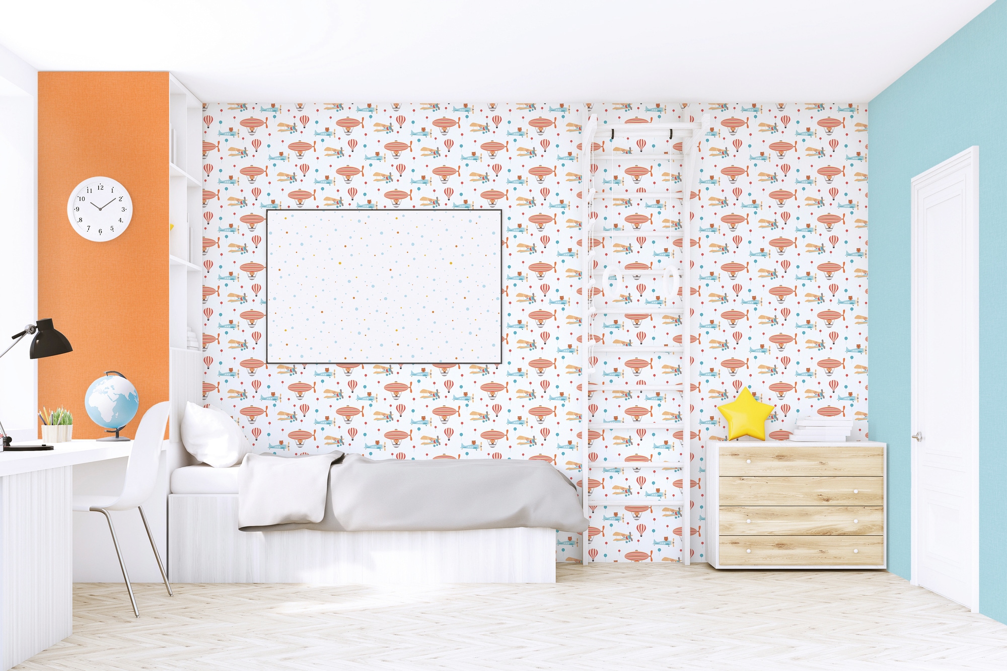 A.S. Création Vliestapete »Little Love«, Motiv-abstrakt-naturalistisch, Kindertapete Tapete Tier Tapeten Kinderzimmer modern Design Wandtapete