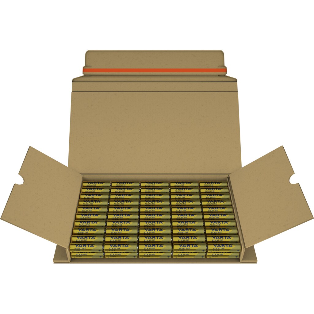 VARTA Batterie »Alkaline Plus AA Batterien, 100er Pack«, LR6, (Packung, 100 St.)