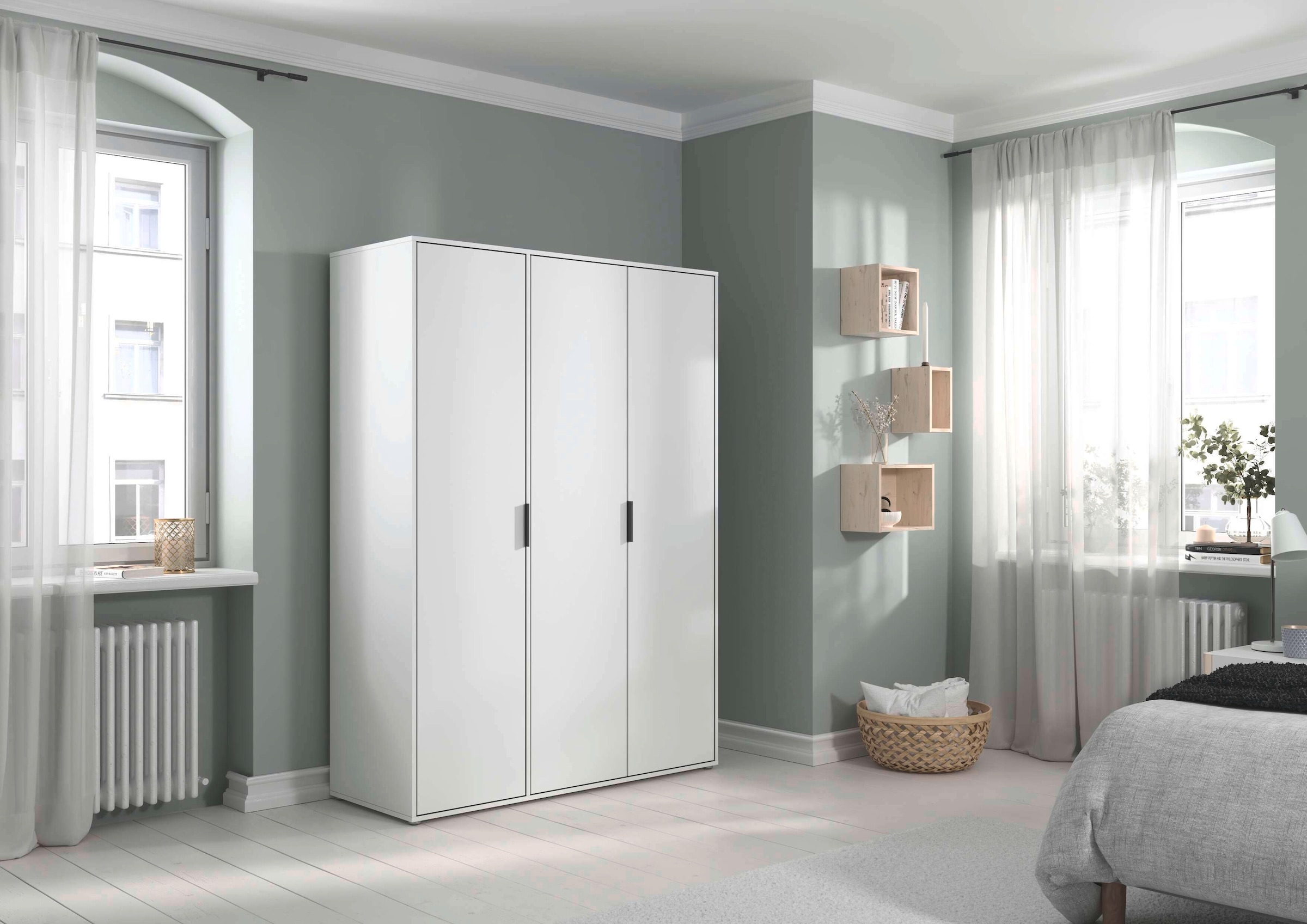 INOSIGN BY RAUCH Kleiderschrank »Schrank Garderobe Schlafzimmer Stauraum PAULLY TOPSELLER Wäscheschrank«, (mit 3 unterschiedlichen Griff-Varianten), OTTOS CHOICE 3 Griffvarianten MADE IN GERMANY