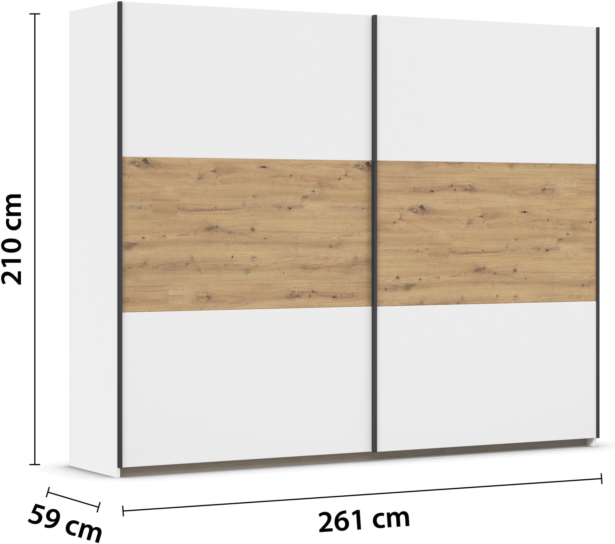 rauch Schwebetürenschrank »Kleiderschrank Schrank Garderobe Garderobenschrank Wäscheschrank NEO«, (in 3 verschiedenen Ausstattungen BASIC/CLASSIC/PREMIUM), mit großzügigem Stauraum und vielfältigen Farbkombinationen