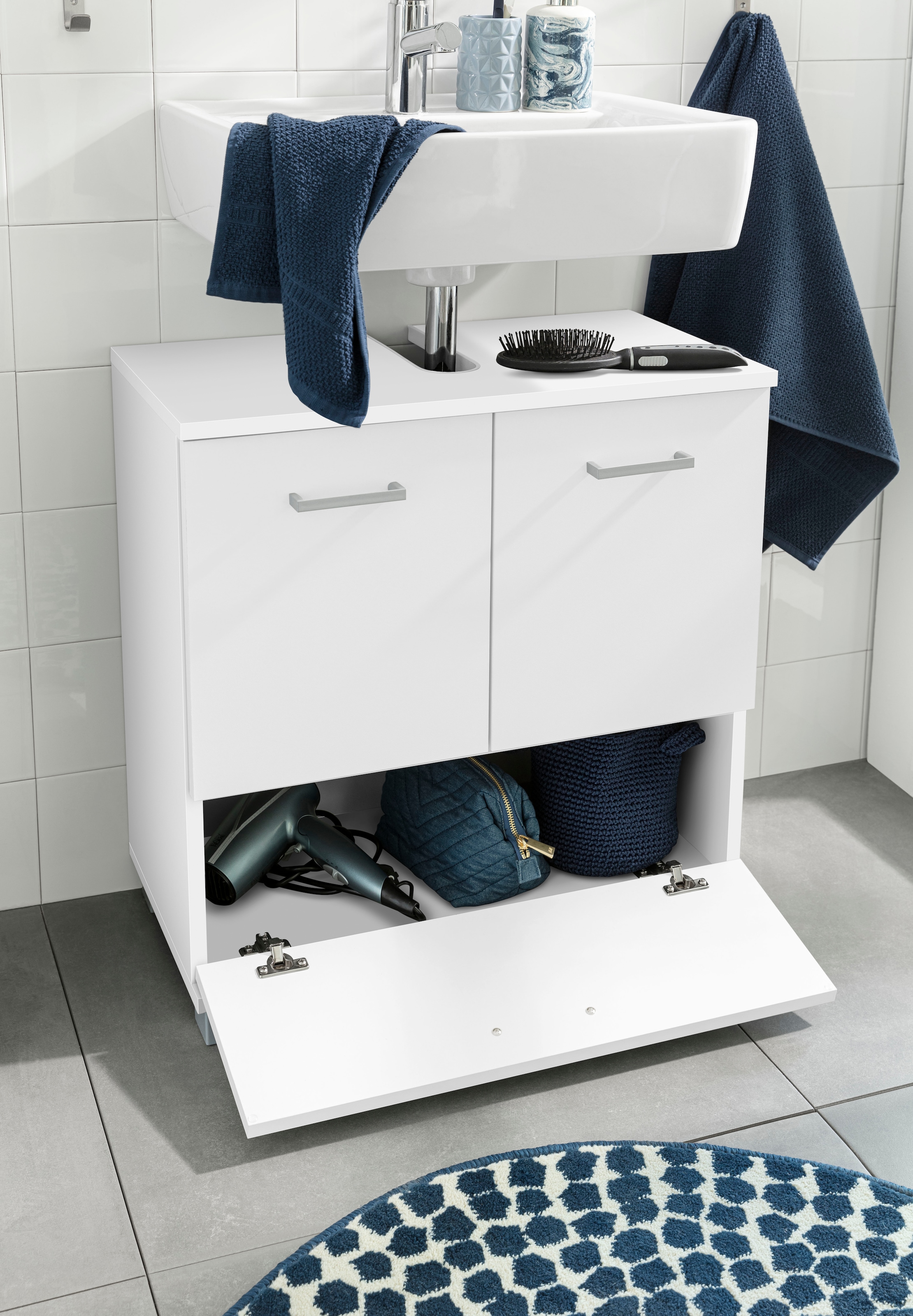 Schildmeyer Waschbeckenunterschrank 60 Badschrank Breite im Badezimmerschrank »Mobes«, kaufen cm, WBU Online-Shop Unterschrank