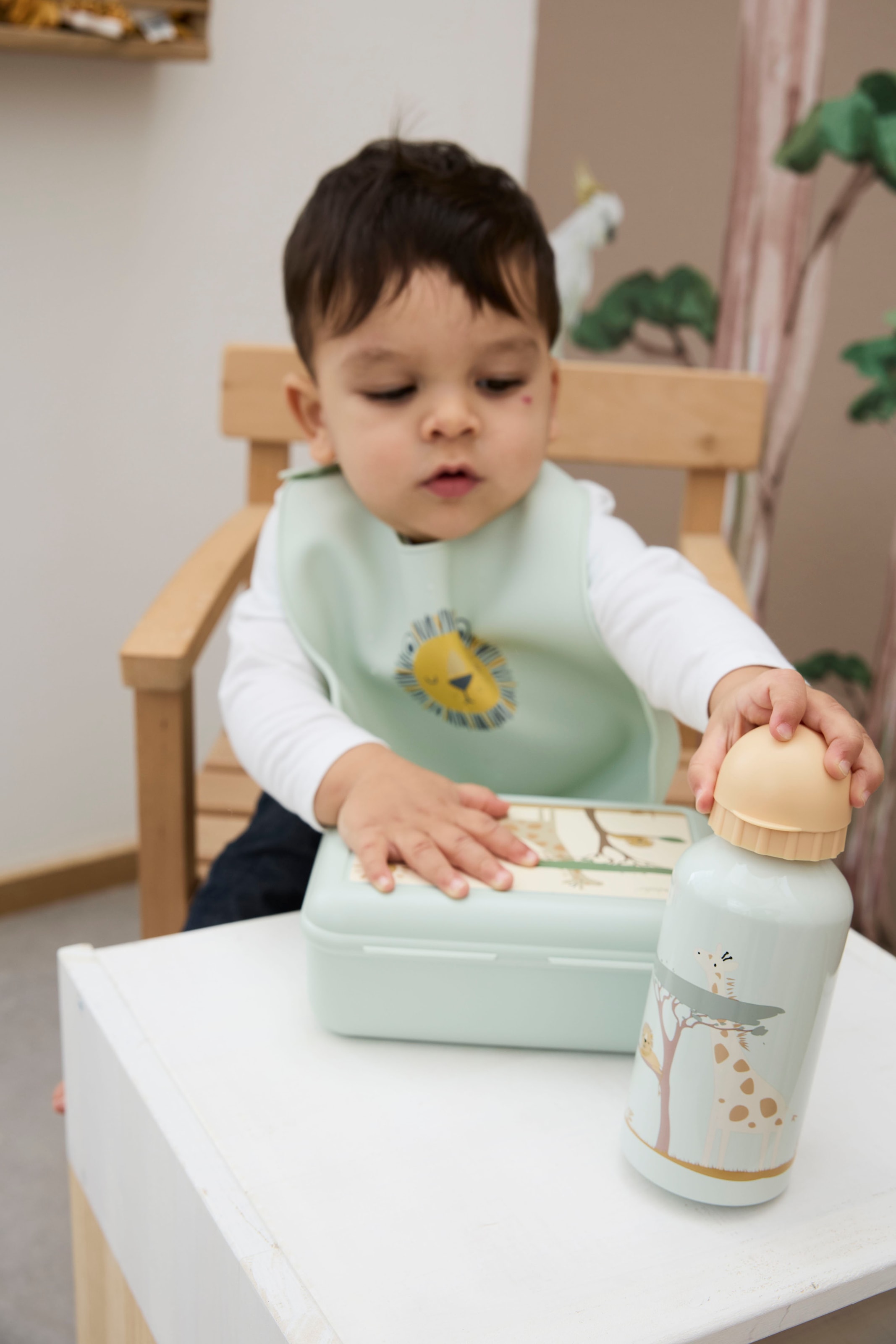 Sterntaler® Lätzchen »Silikonlätzchen Löwe Leo«