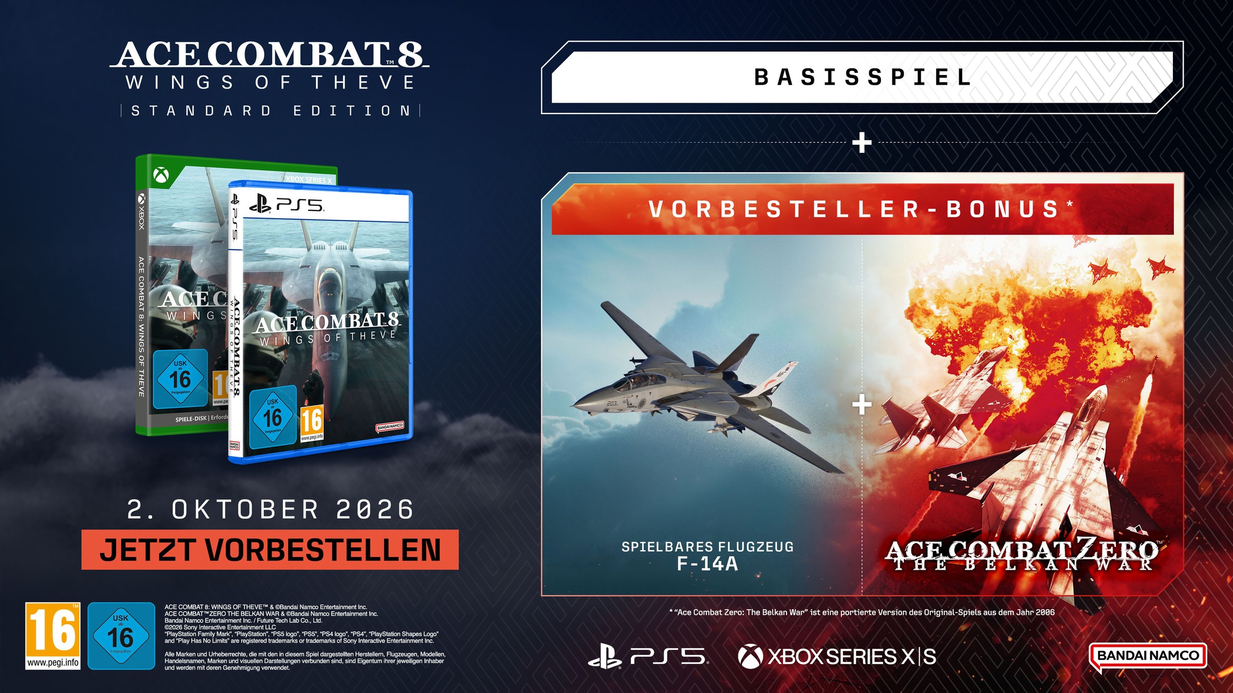 Bandai Spielesoftware »Ace Combat 8: Wings of Theve« Xbox Series X