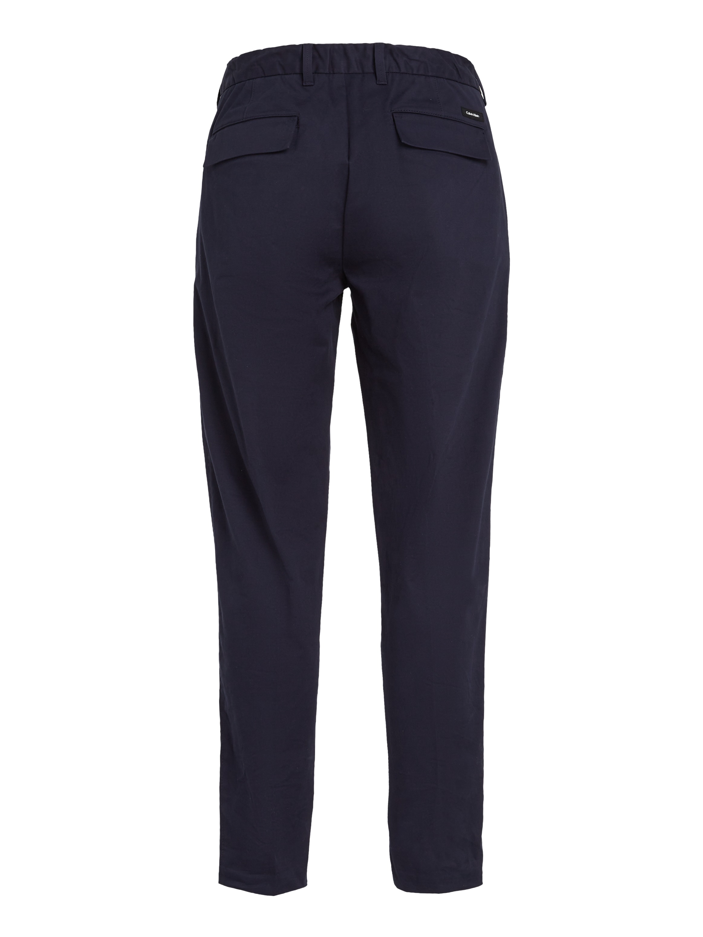 Calvin Klein Bügelfaltenhose »MODERN TWILL TAPERED PLEAT PANTS«  mit Logoprägung