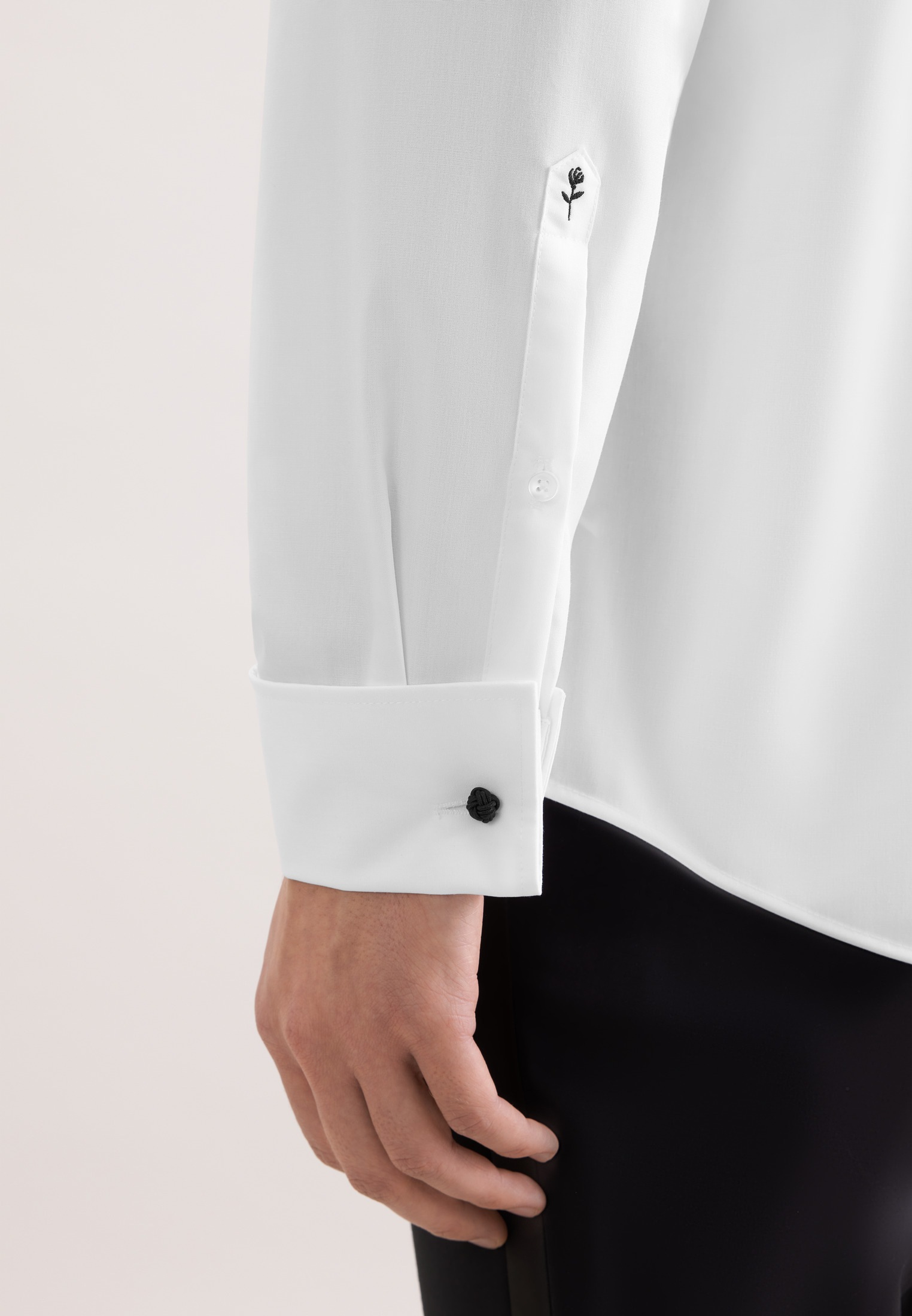 seidensticker Businesshemd »Schwarze Rose« Regular 1/1 Kentkragen Uni