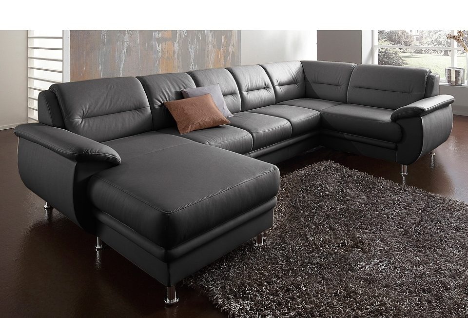 sit&more Wohnlandschaft »Mailand U-Form, B: 312 cm« optional Bettfunktion günstig online kaufen