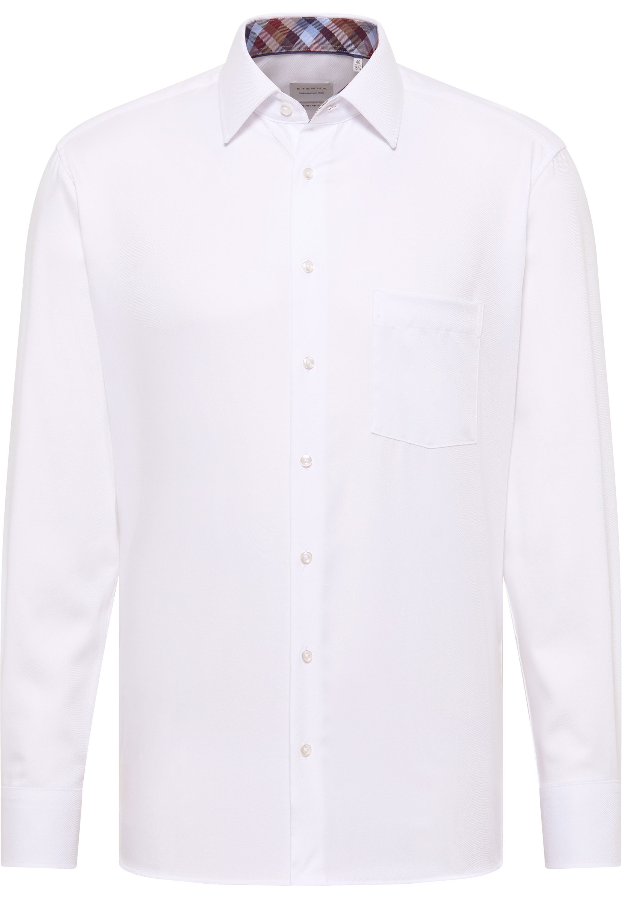 Eterna Langarmhemd »MODERN FIT« NON IRON (bügelfrei)