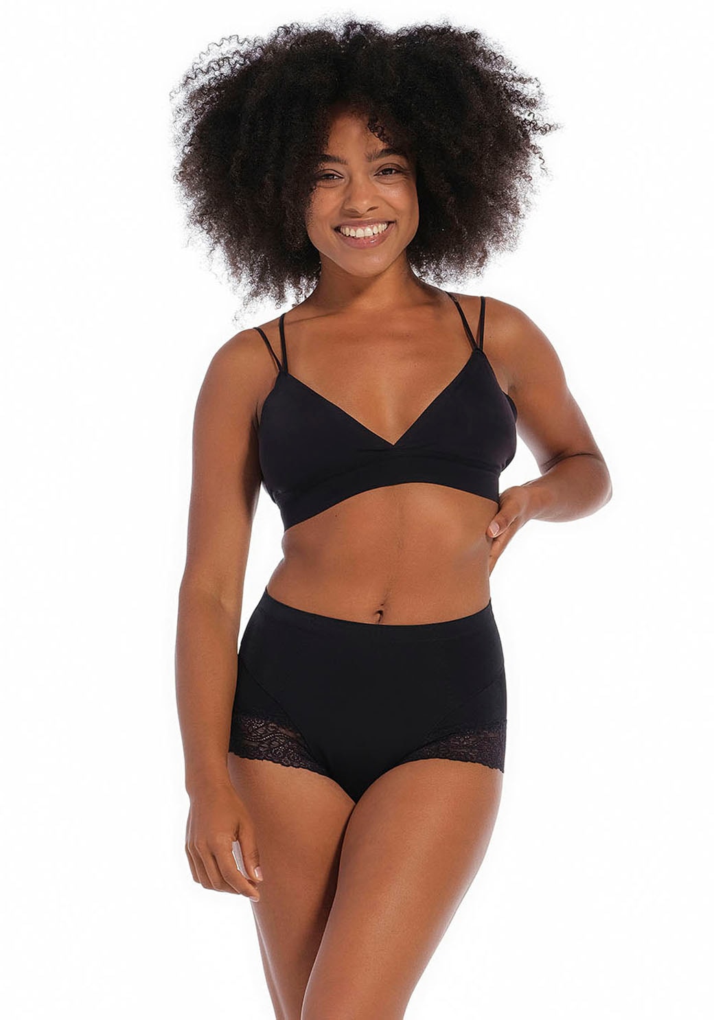 MAGIC Bodyfashion Shapingpants, eingebautes Powernetz für gezielte Unterstützung und Formung