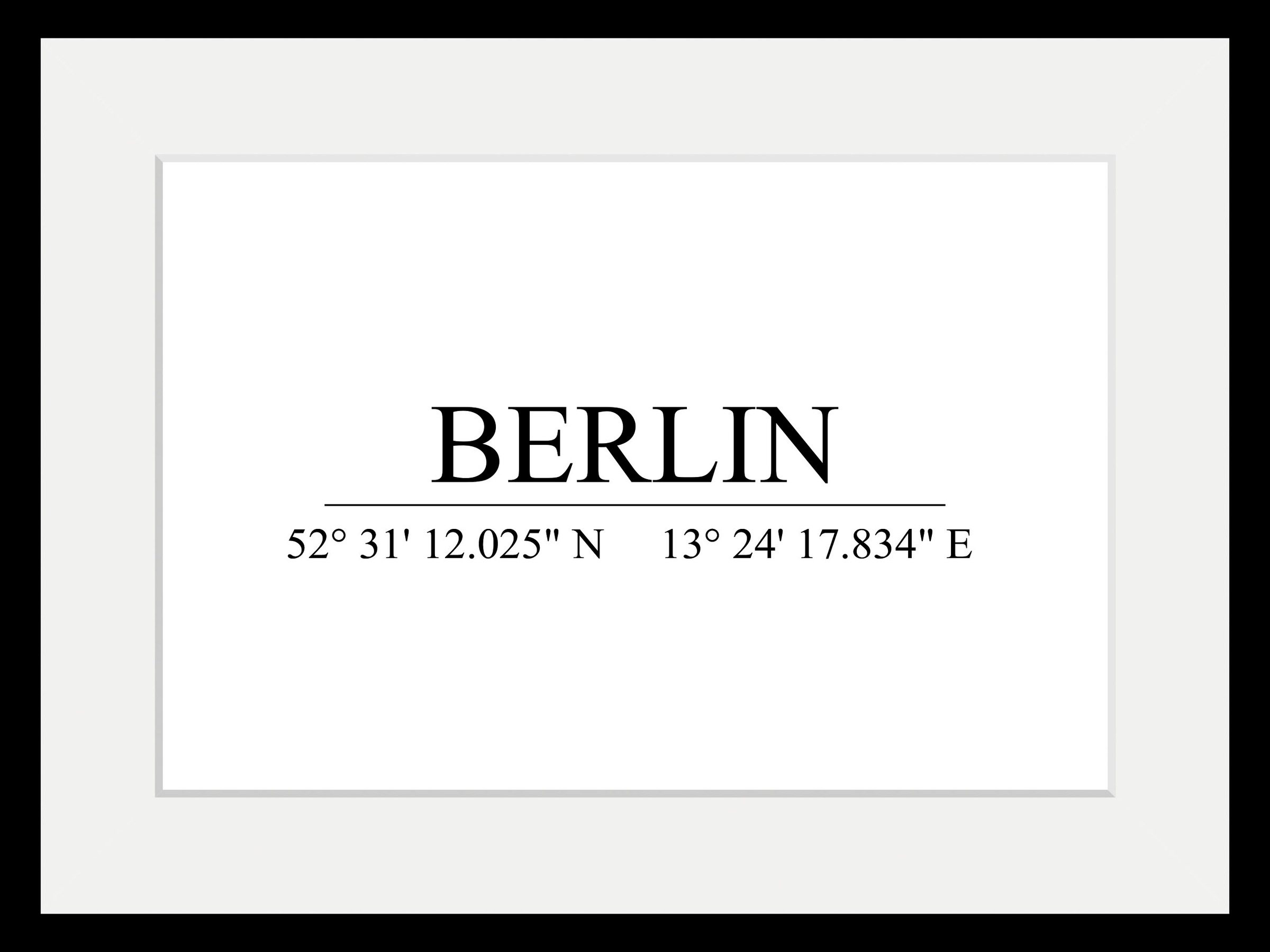 queence Bild »BERLIN«, Städte-Stadt-Berlin-Schwarz-Weiß-Deutschland, (1 St. günstig online kaufen