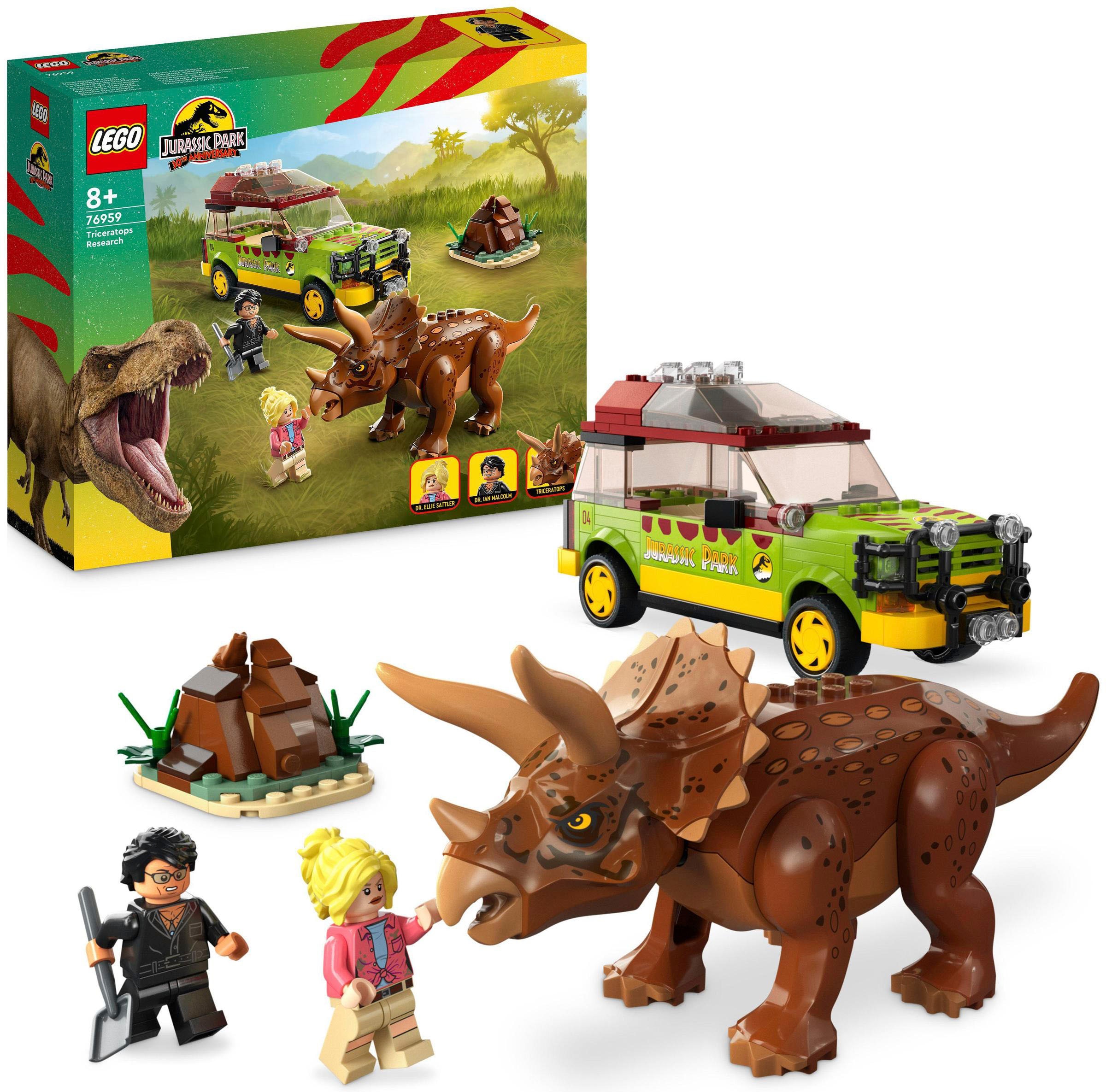 Konstruktionsspielsteine »Triceratops-Forschung (76959), LEGO® Jurassic Park«, (281...