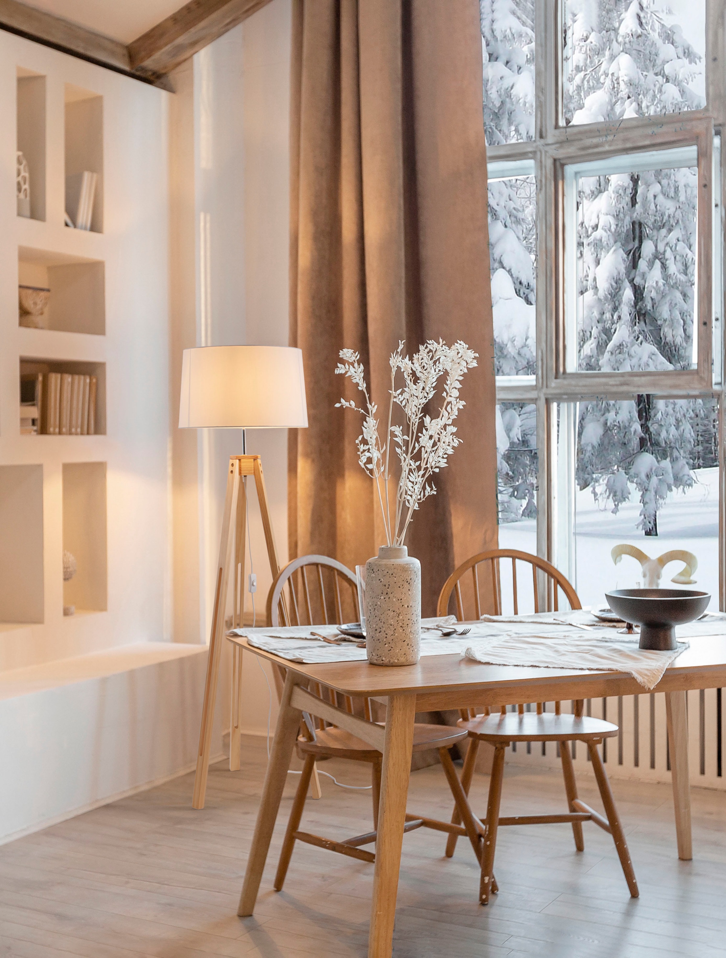 Nova Luce Stehlampe »LE ROY« E27 1 Stk.