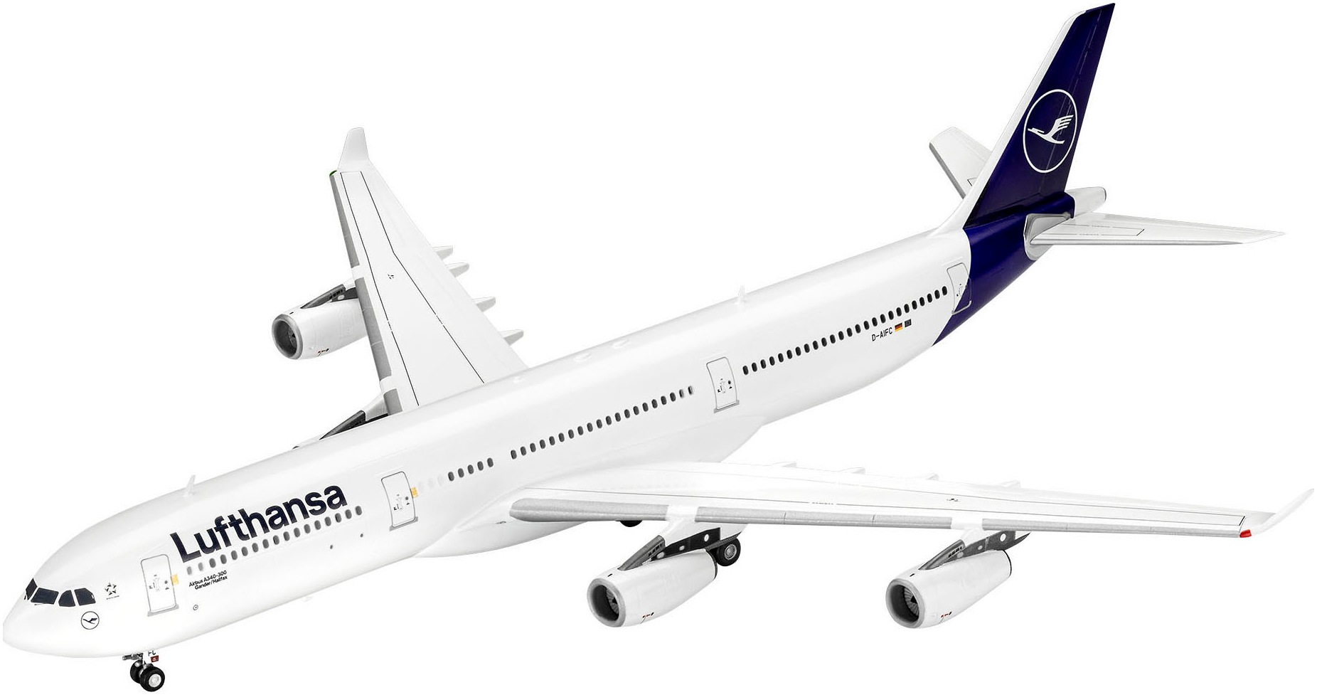 Revell® Modellbausatz »Airbus A340-300 “Lufthansa" New Livery« Made in Europe