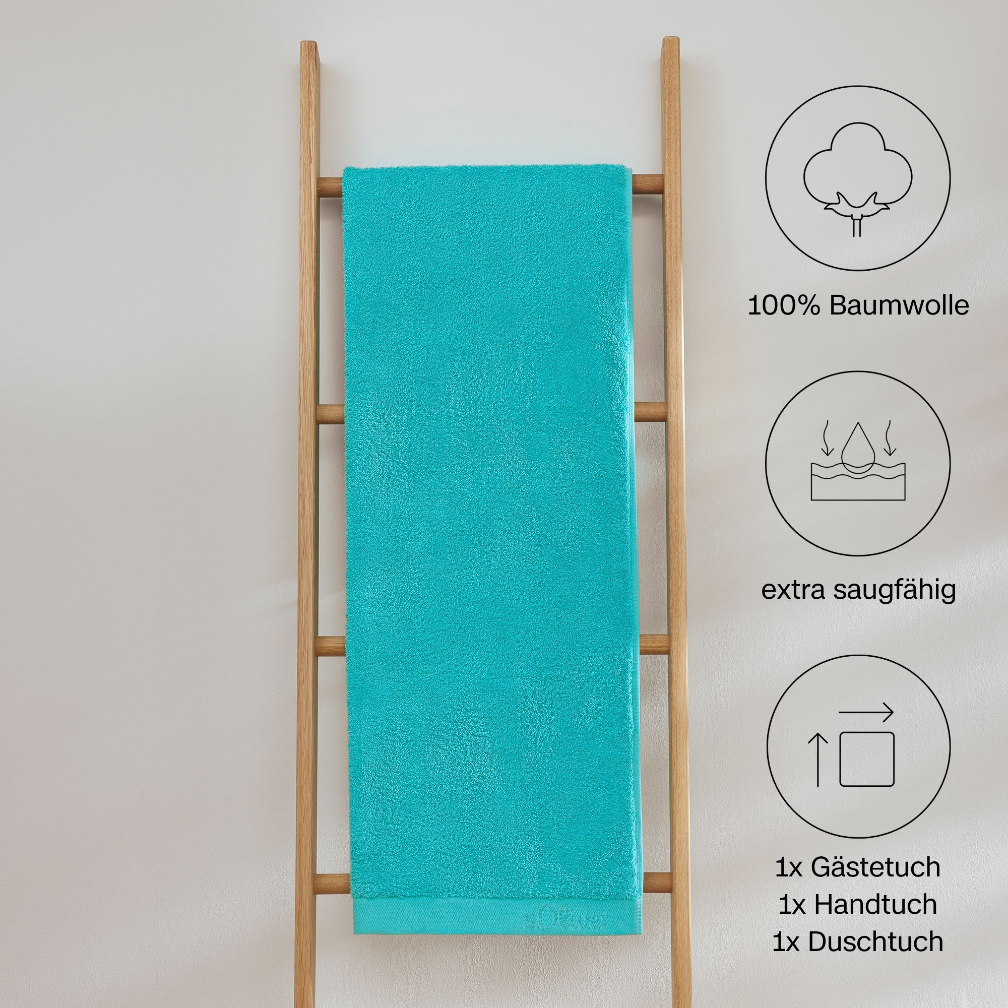 s.Oliver Handtuch Set »s.Oliver, Premium Qualität, 600 gr/m²,« Set 3 Stk. W günstig online kaufen