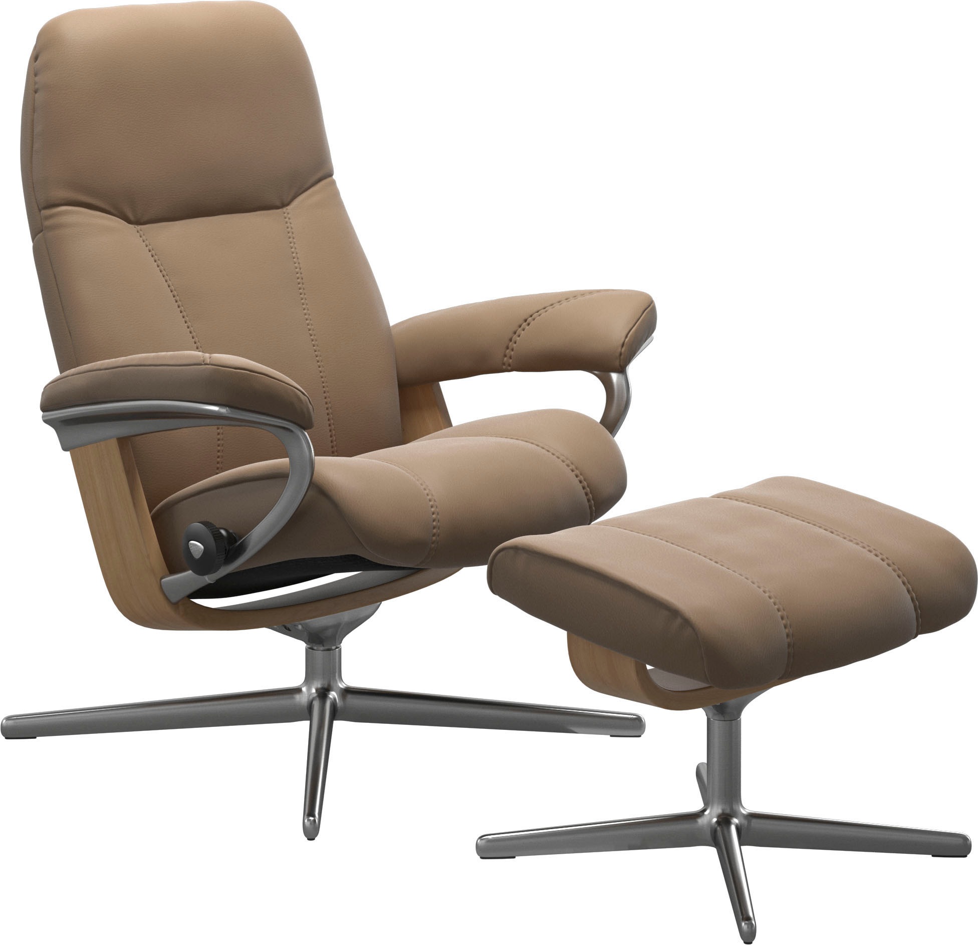 Stressless® Relaxsessel »Consul« Set, Relaxsessel mit Hocker, mit Hocker, m günstig online kaufen
