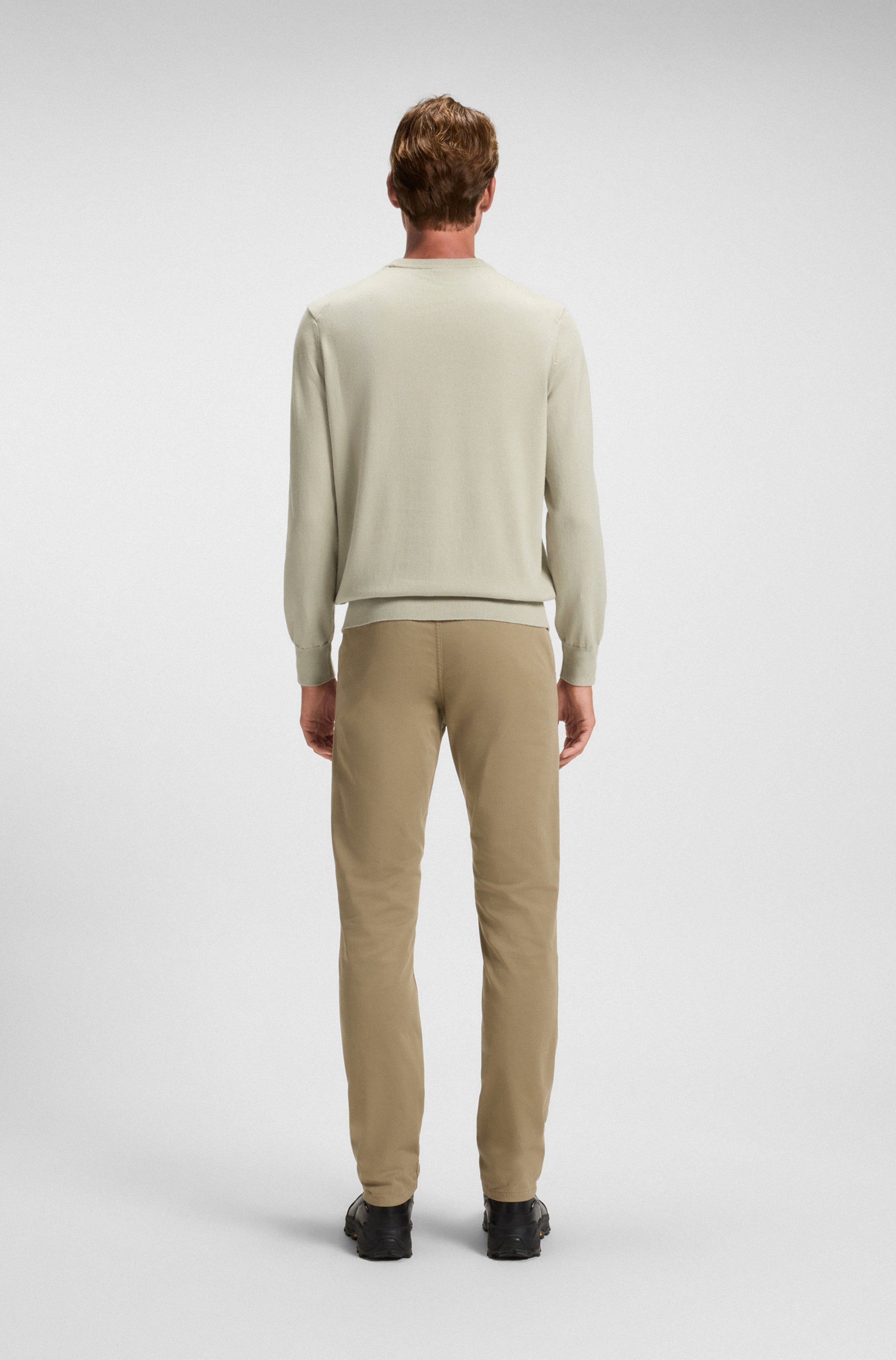 BOSS ORANGE Strickpullover »Kanovano«, mit Rundhalsausschnitt