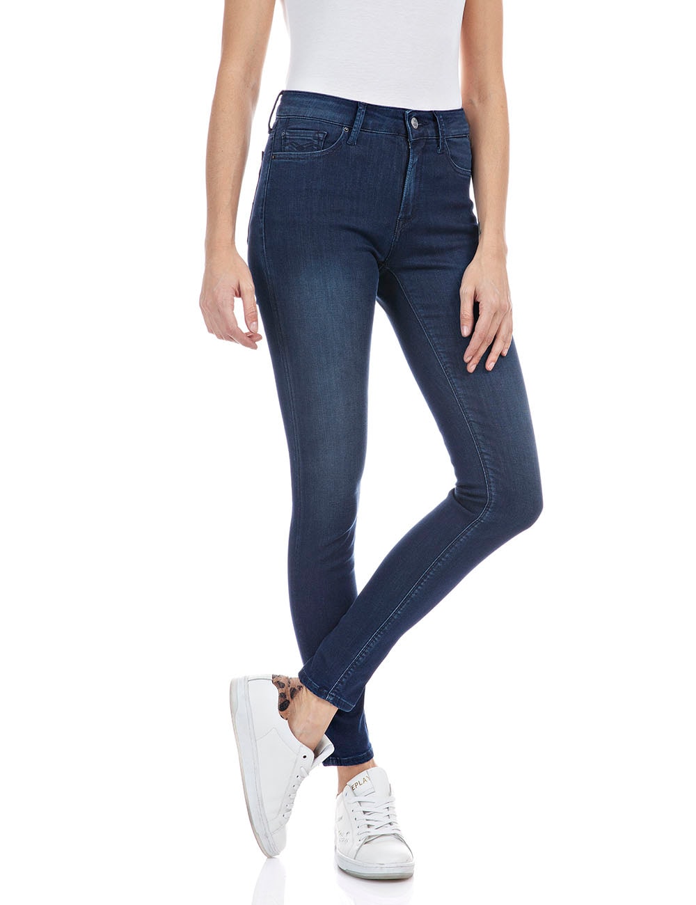 Replay Skinny-fit-Jeans »Luzien«, Powerstretch-Denim - Highwaist kaufen online