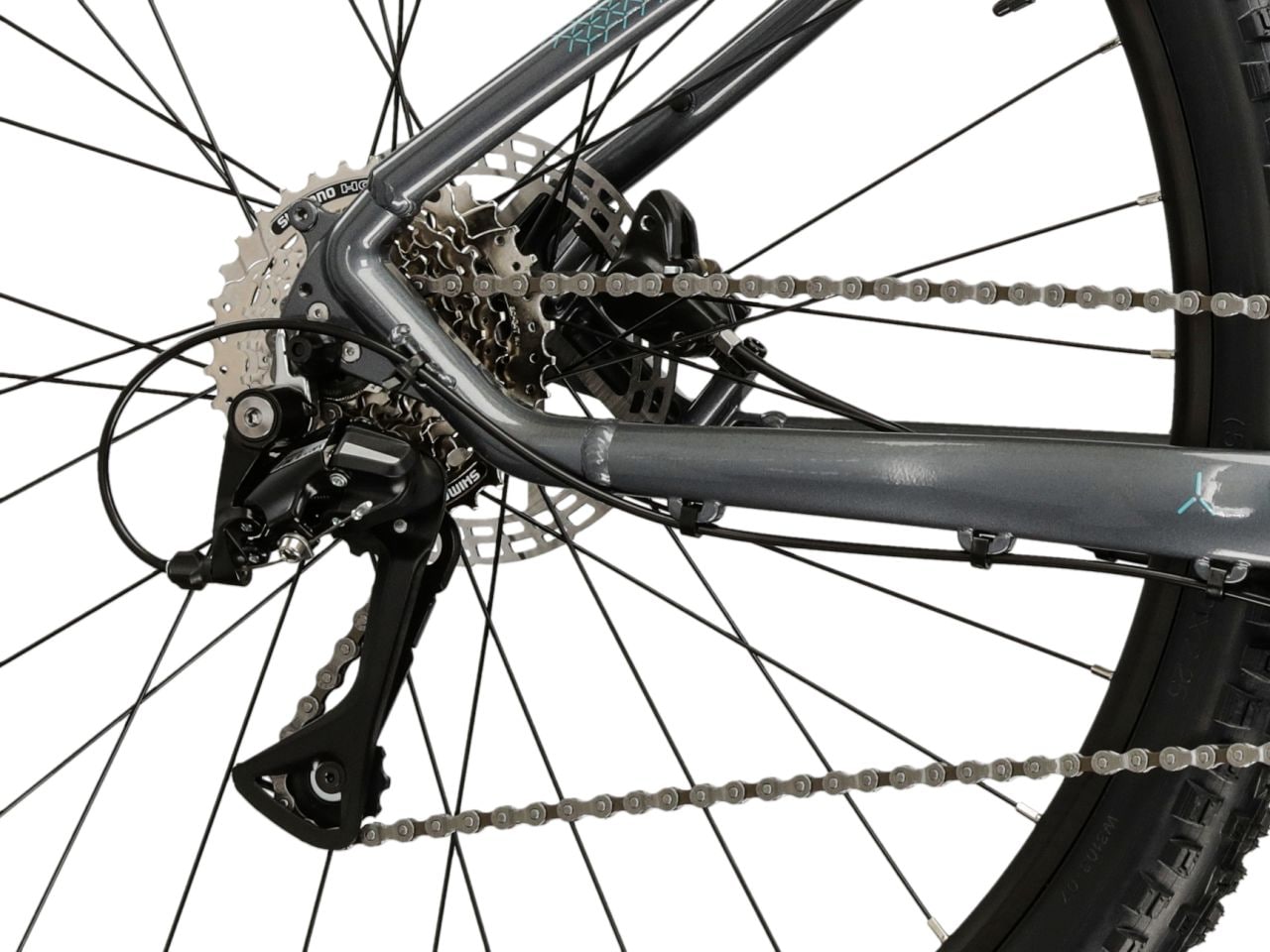 Kross Mountainbike »KROSS Mountainbike Hardtail 29" LEA 4.0 grau 16 Gänge« 16 Gang Shimano ACERA M3020 Schaltwerk Kettenschaltung