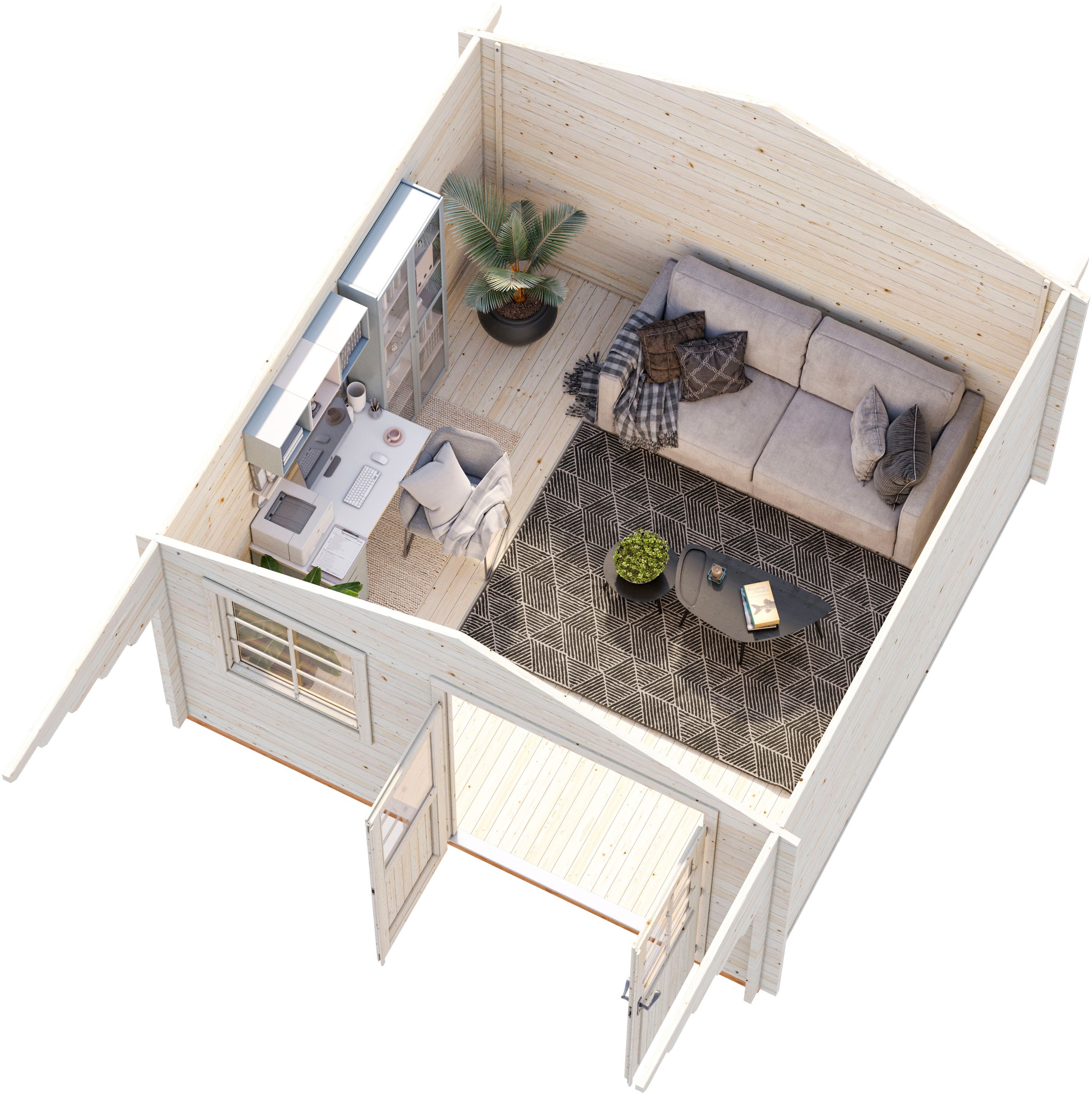 Palmako Gartenhaus »Sally« verschiedene Farben