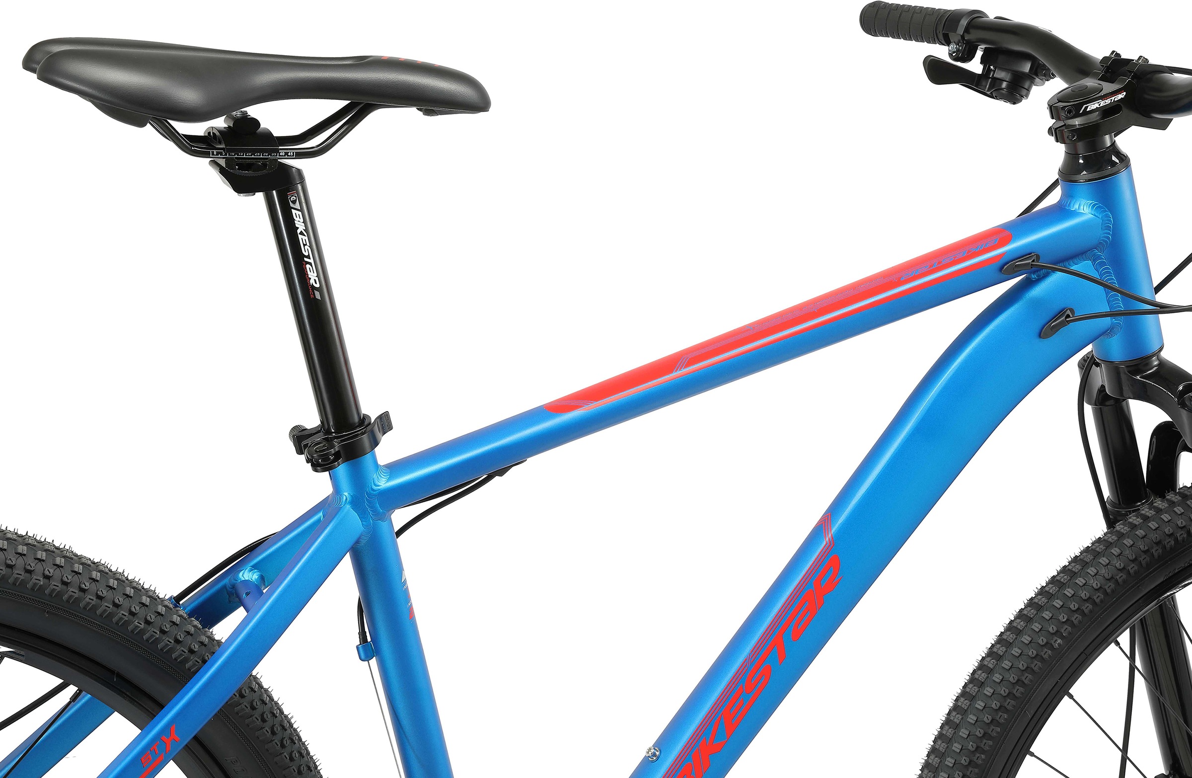 Bikestar Mountainbike, 21 Gang, Shimano, RD-TY300 Schaltwerk, Kettenschaltung, für Damen und Herren, Kettenschaltung