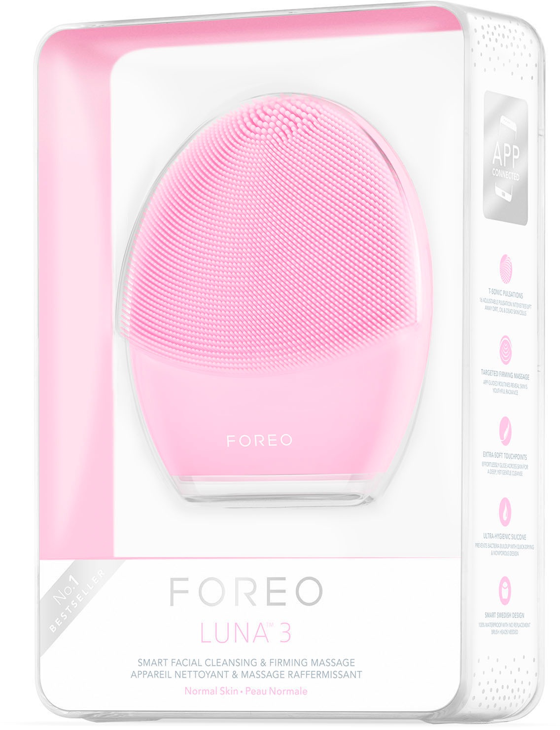 FOREO Elektrische Gesichtsreinigungsbürste »LUNA 3«, für normale Haut auf  Raten kaufen