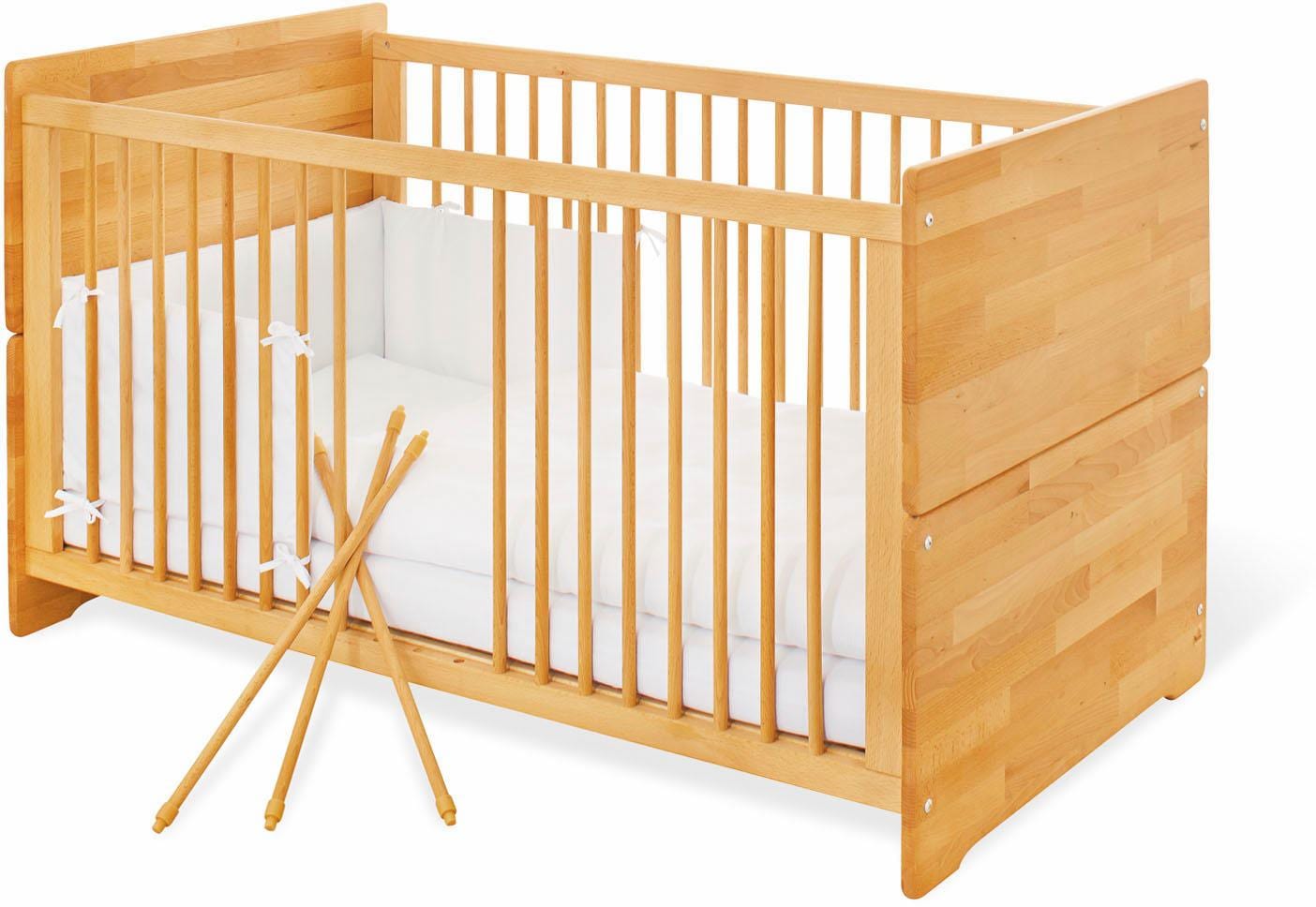 Pinolino® Babymöbel-Set Kinderbett in (Spar-Set, mit 2 und »Natura«, online St.), Europe; Wickelkommode Made kaufen breit