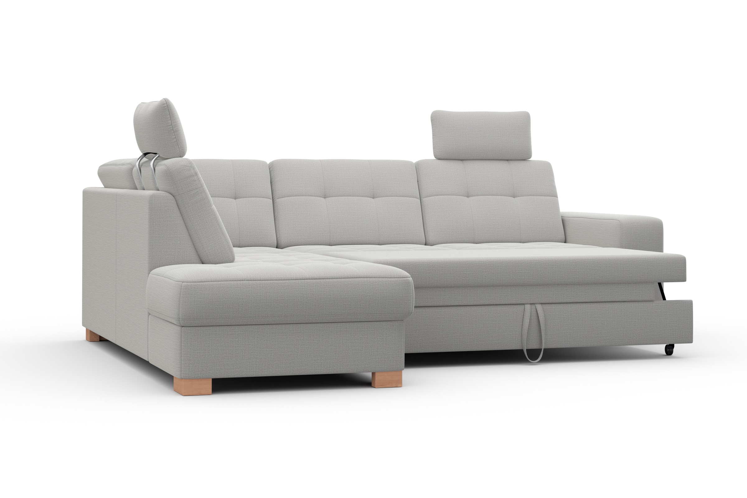 sit&more Ecksofa »Quincy L-Form«, wahlweise mit Bettfunktion und Bettkasten