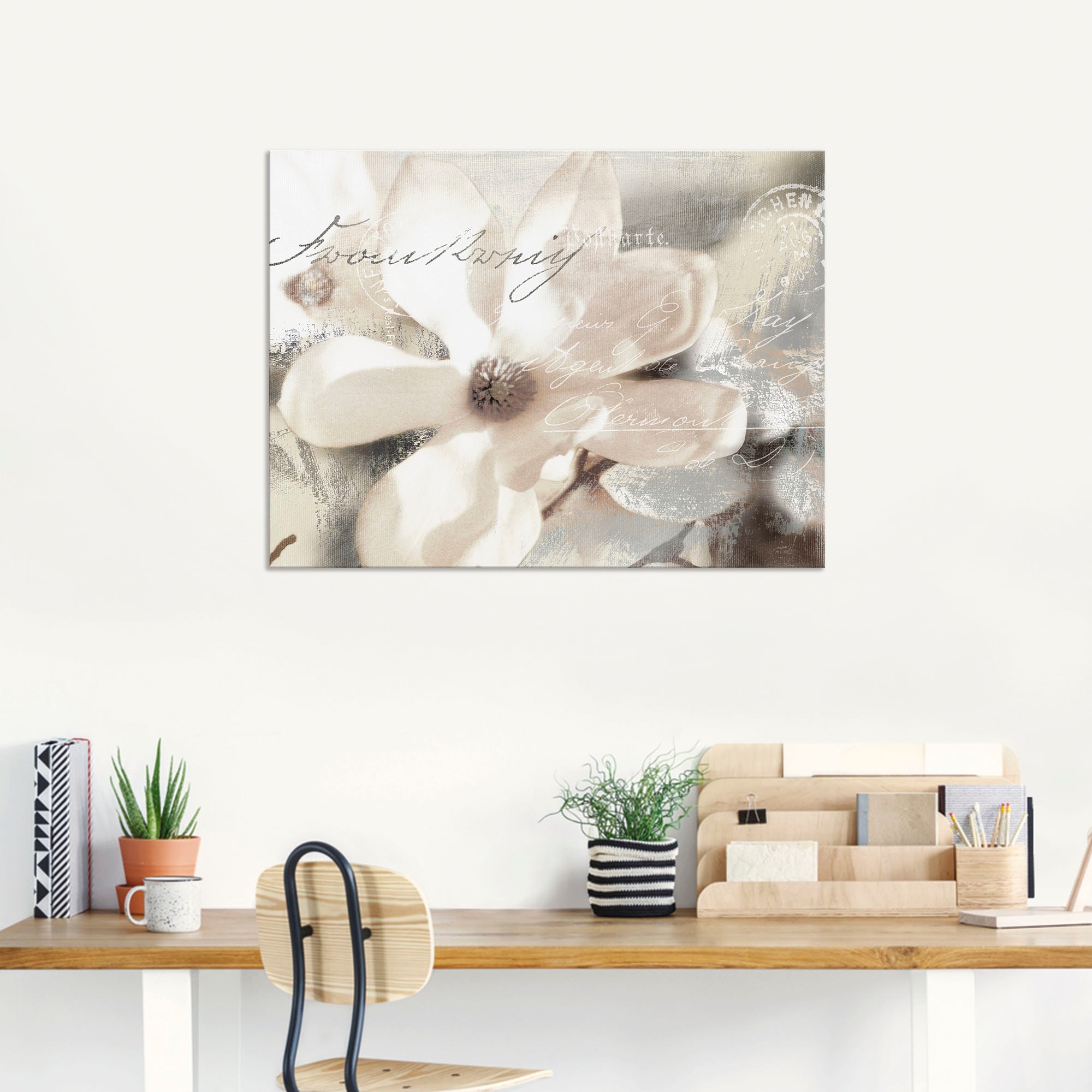 Artland Wandbild »Magnolie_Detail«, Blumenbilder, (1 St.), als Alubild, Outdoorbild, Leinwandbild, Poster, Wandaufkleber
