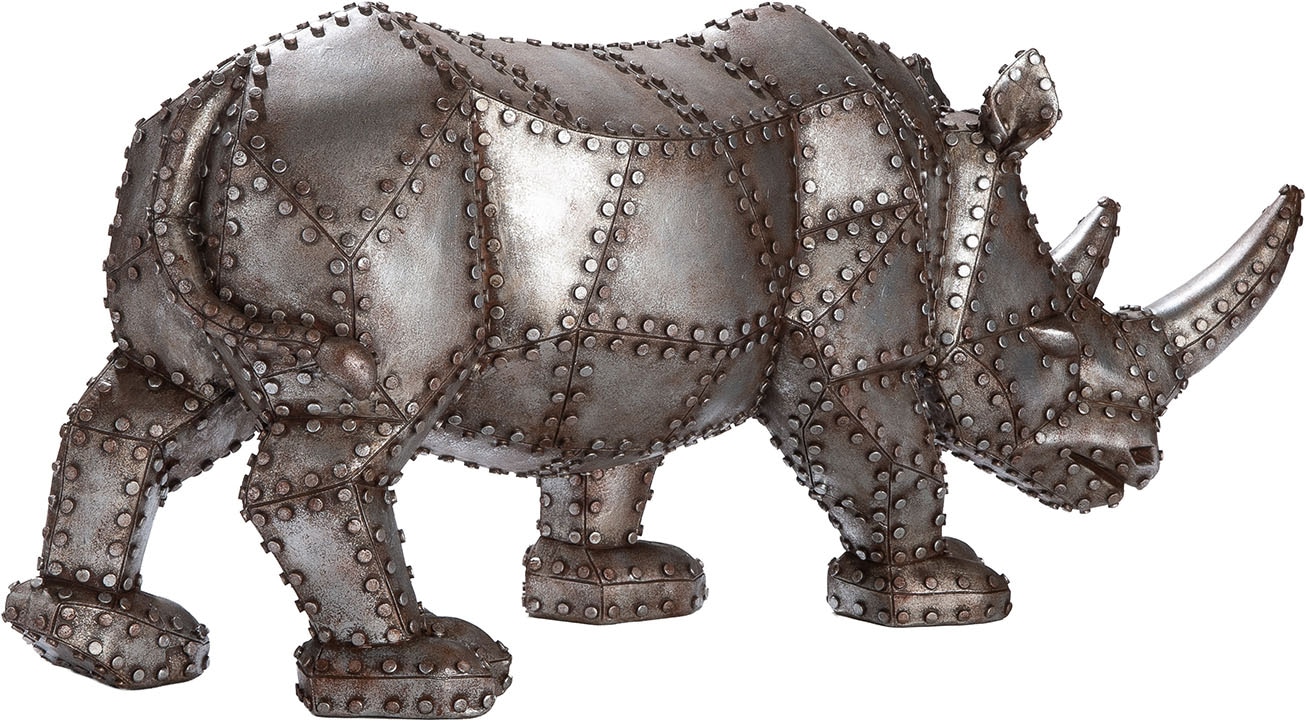 GILDE Skulptur »Figur Nashorn Rhino«