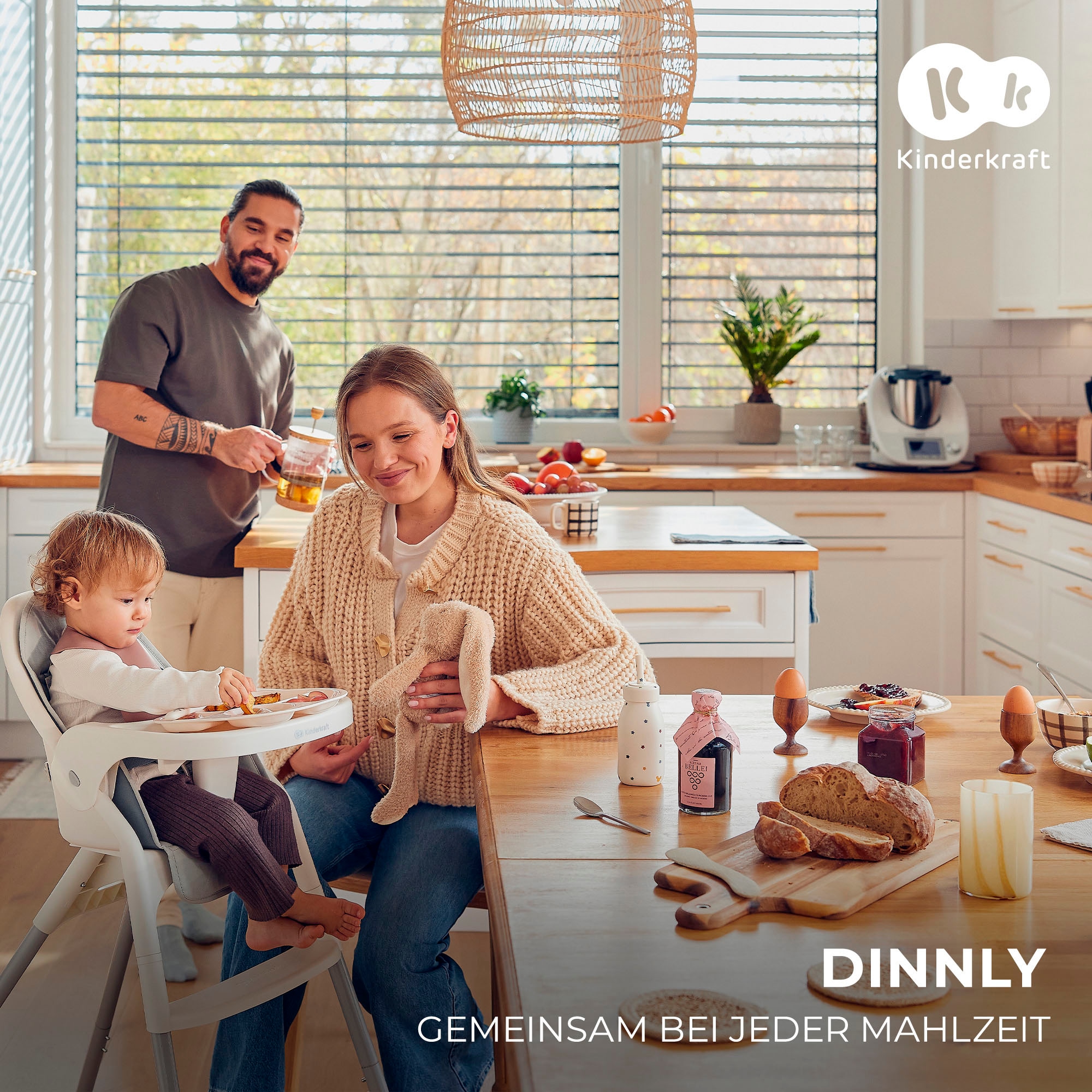 Kinderkraft Hochstuhl »DINNLY«
