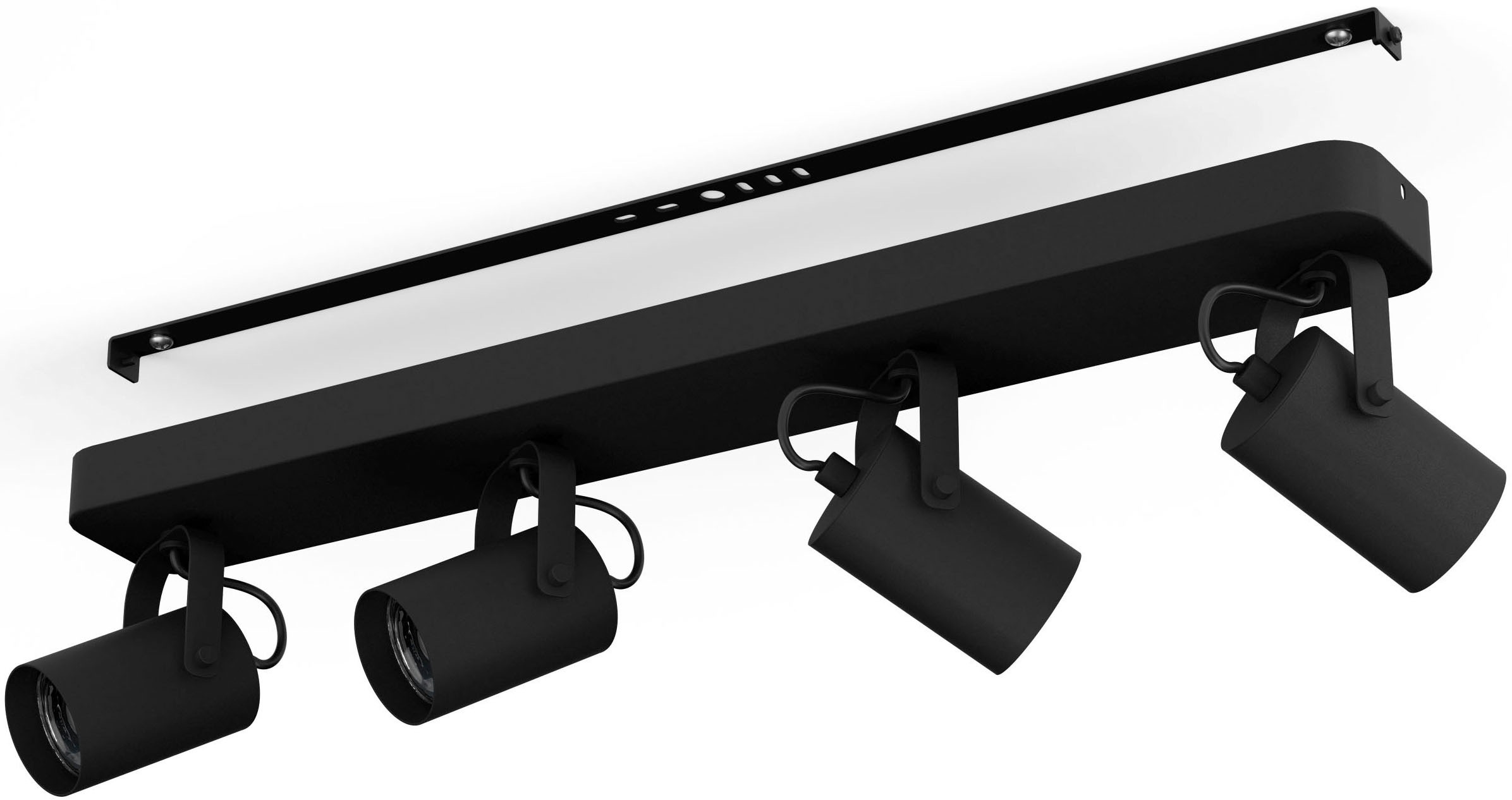 EGLO Deckenspot »SOREGO Deckenstrahler, Stahl, GU10, IP20, Wohnzimmerlampe, günstig online kaufen