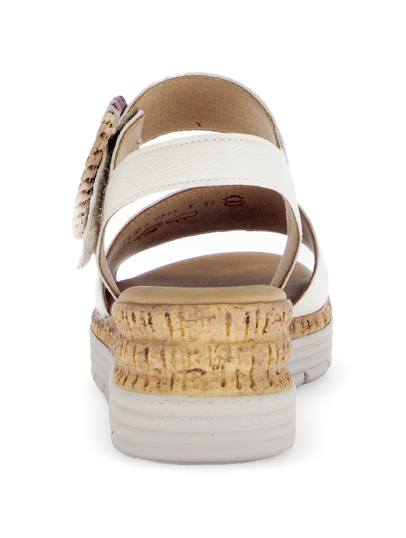 Gabor Keilsandalette »Genua«  , Plateau, Sommerschuh mit dekorativer Zierschnalle, G-Weite