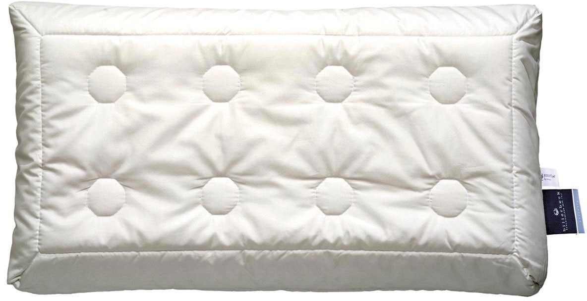 billerbeck Nackenstützkissen »Concerto, Kissen 40x80cm«, Füllung: hydrophiler Schaum VILAX HS, Bezug: Superfeiner Edel-Satin (100% Baumwolle), hydrophil, versteppt mit AIRSOFT®plus (90% Polyester-Hohlfaser, 10% Lyocell mit Silberanteil), (1 St.)