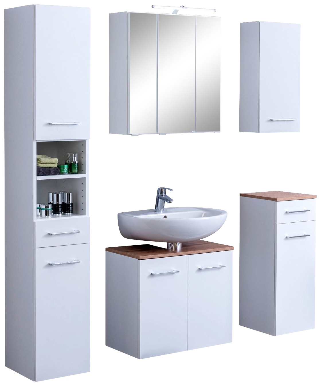welltime Badmöbel-Set »Avignon« 5 Stk. tlg. günstig online kaufen