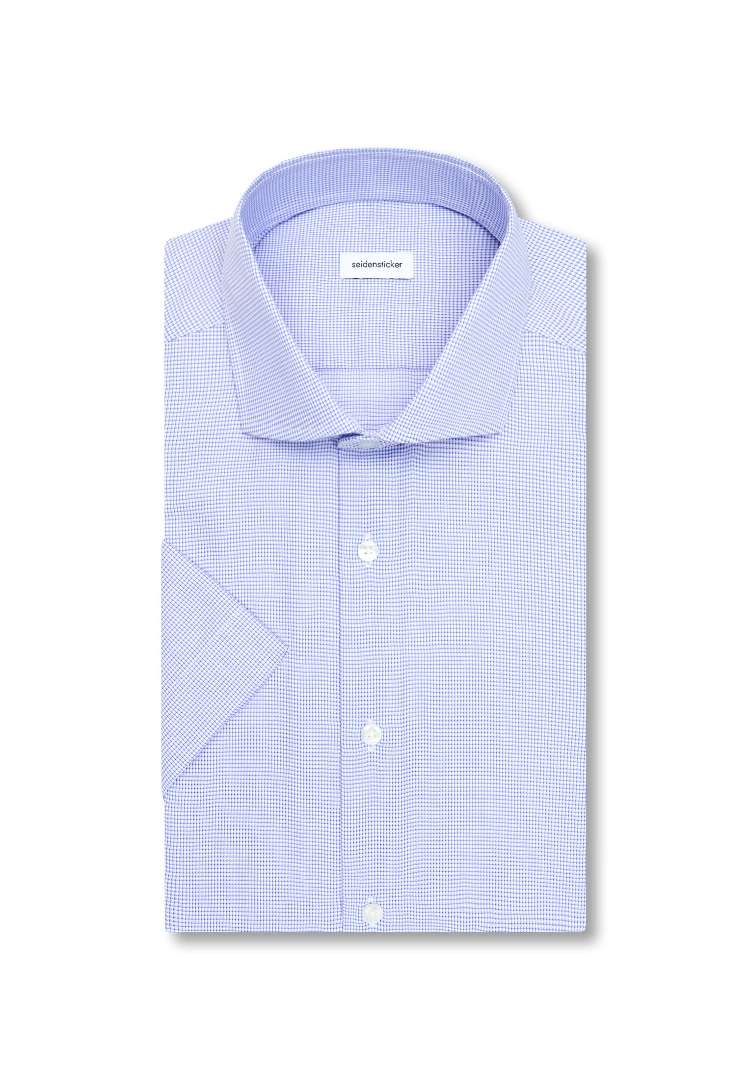 seidensticker Businesshemd »Schwarze Rose« Slim 1/2 Kentkragen Struktur