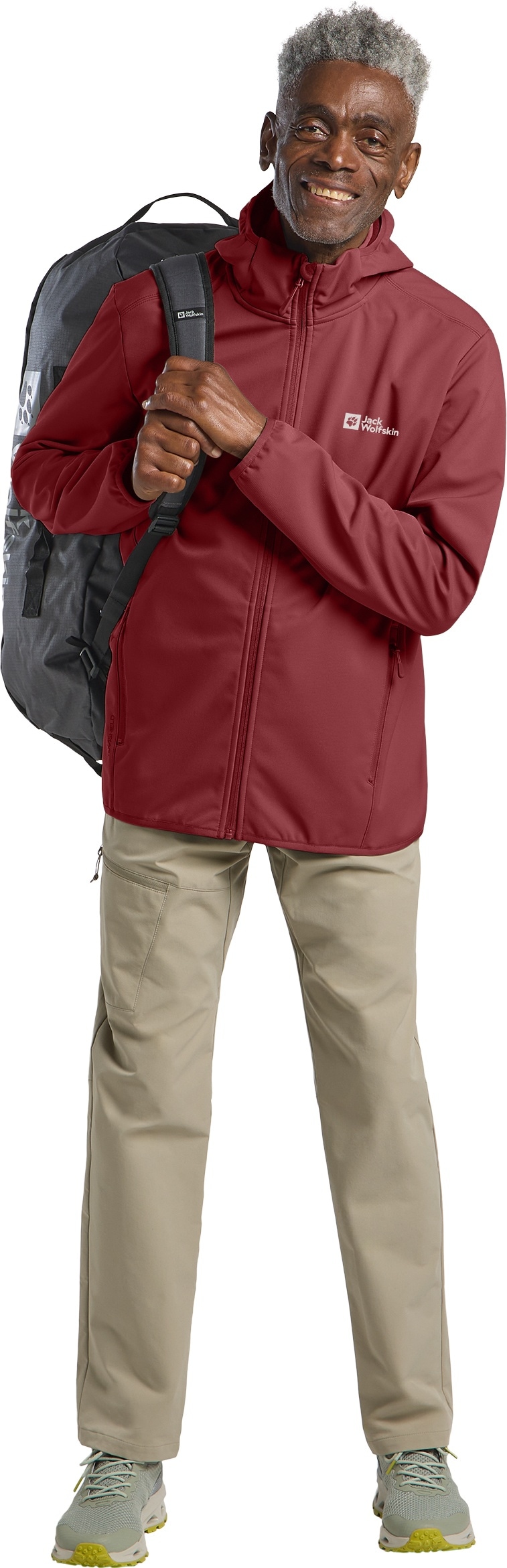 Jack Wolfskin Softshelljacke »BORNBERG HOODY M«, mit Kapuze