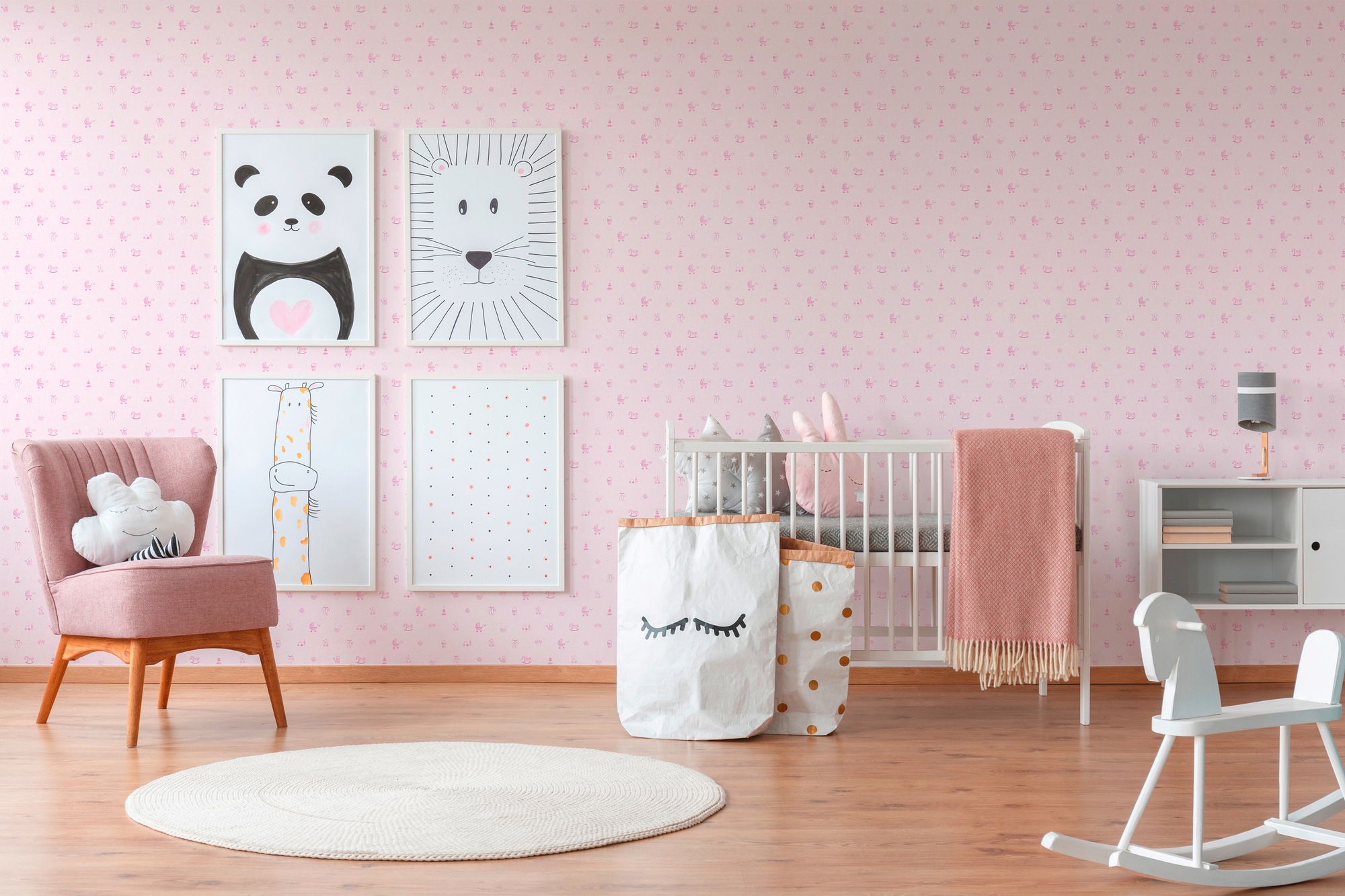 living walls Vliestapete »Little Stars«, Motiv-abstrakt-naturalistisch, Tapete Kinder Tapeten Kinderzimmer Schlafzimmer modern Design Design