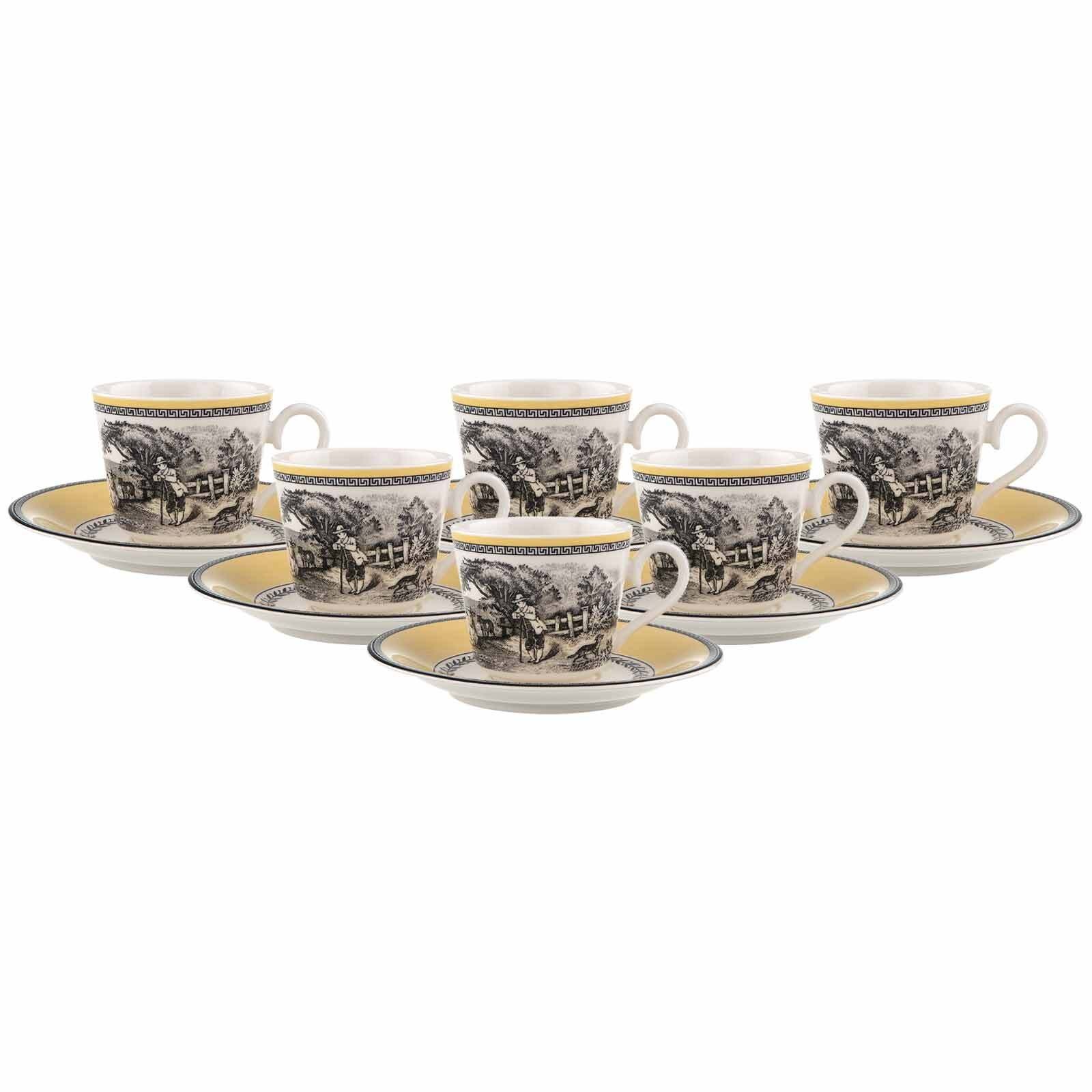 Villeroy & Boch Tasse »Kaffeetassen mit Untertassen Audun Ferme 150 ml 6er günstig online kaufen