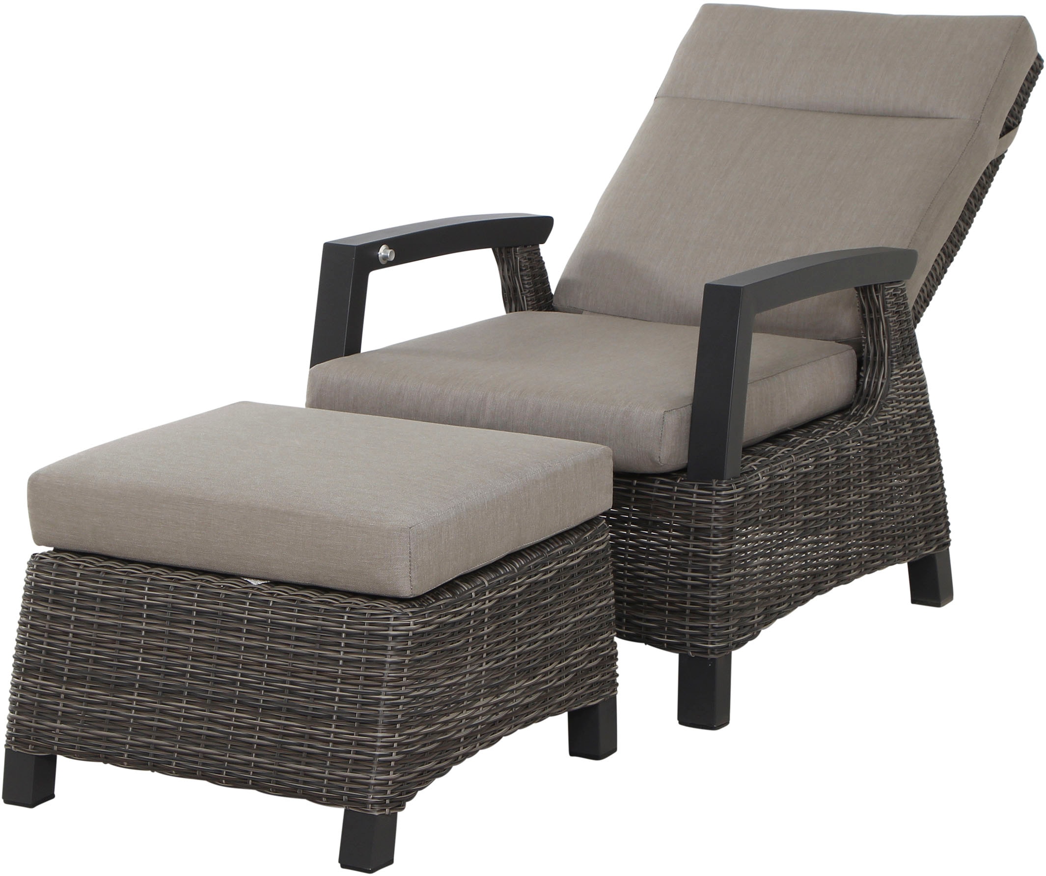 Siena Garden Gartenlounge-Set »Corido«, (Set, 8 tlg.), bestehend aus 4 Sesseln und 4 Auflagen