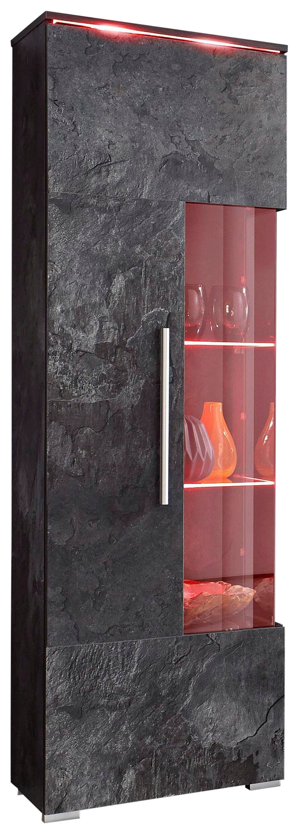 INOSIGN Vitrine »India,Höhe 160cm stilvolle Glasvitrine mit verstellbare Gl günstig online kaufen