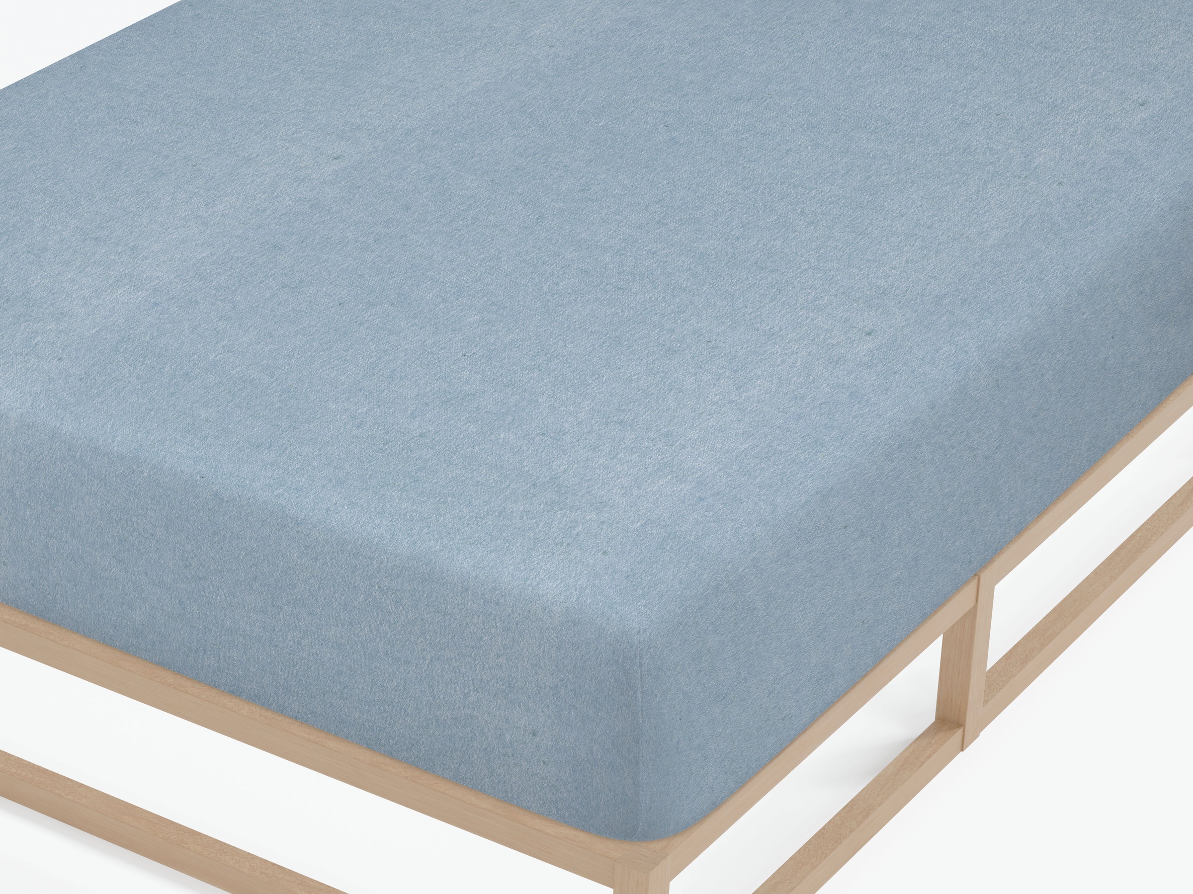 Biberna Spannbettlaken »Hermal«, 100% Baumwolle, weich+warm, Matratzenhöhe bis 22 cm, Made in Germany