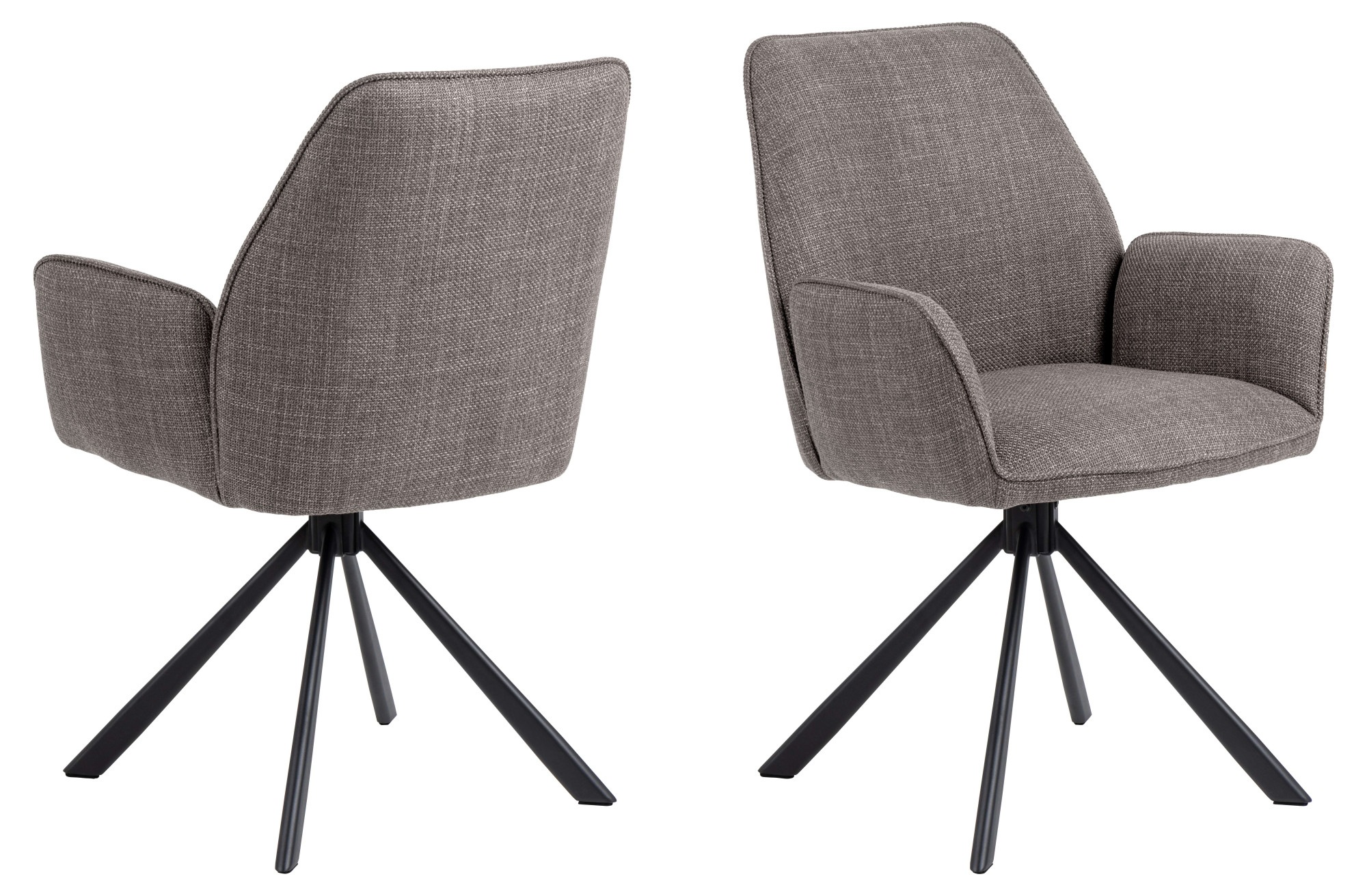 ACTONA GROUP Esszimmerstuhl »Glenda, gepolsterter komfortabel Stuhl mit Arm günstig online kaufen