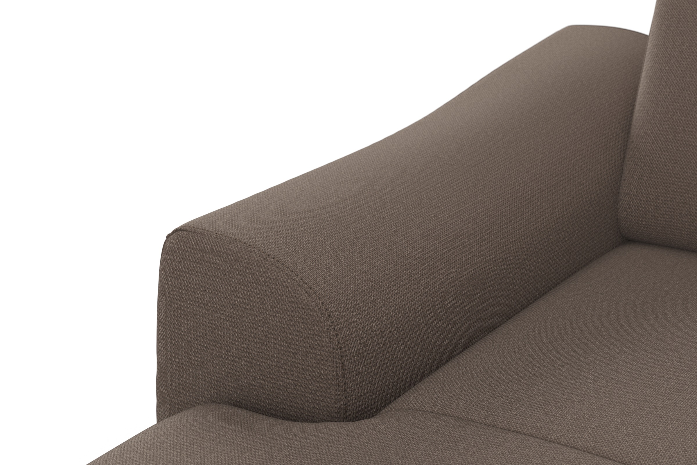 sit&more Wohnlandschaft »Dundee U-Form«, mit Federkern und Massivholzfüßen, wahlweise mit Kopfteilverstellung
